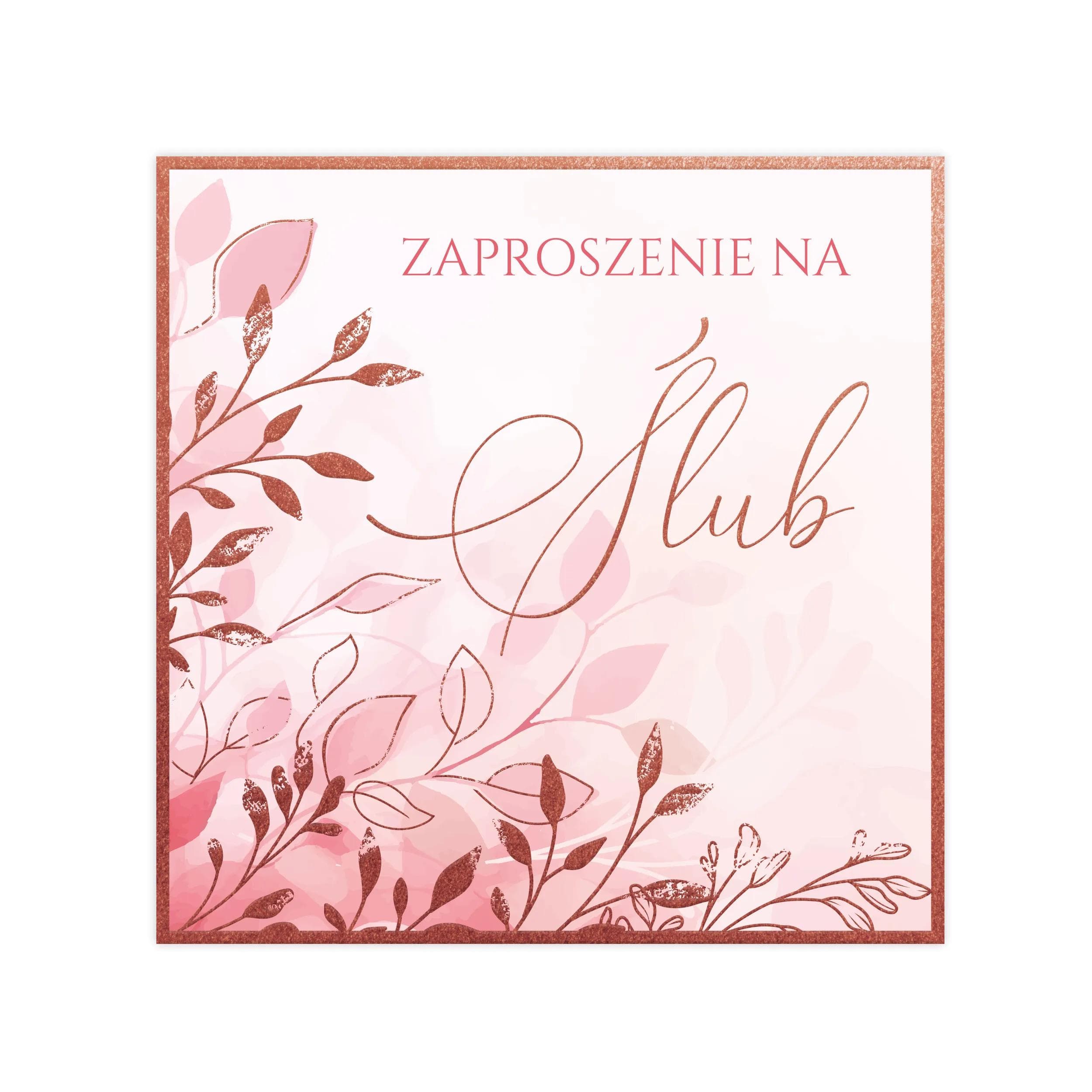 Zaproszenie KW LUX Ślub - 1