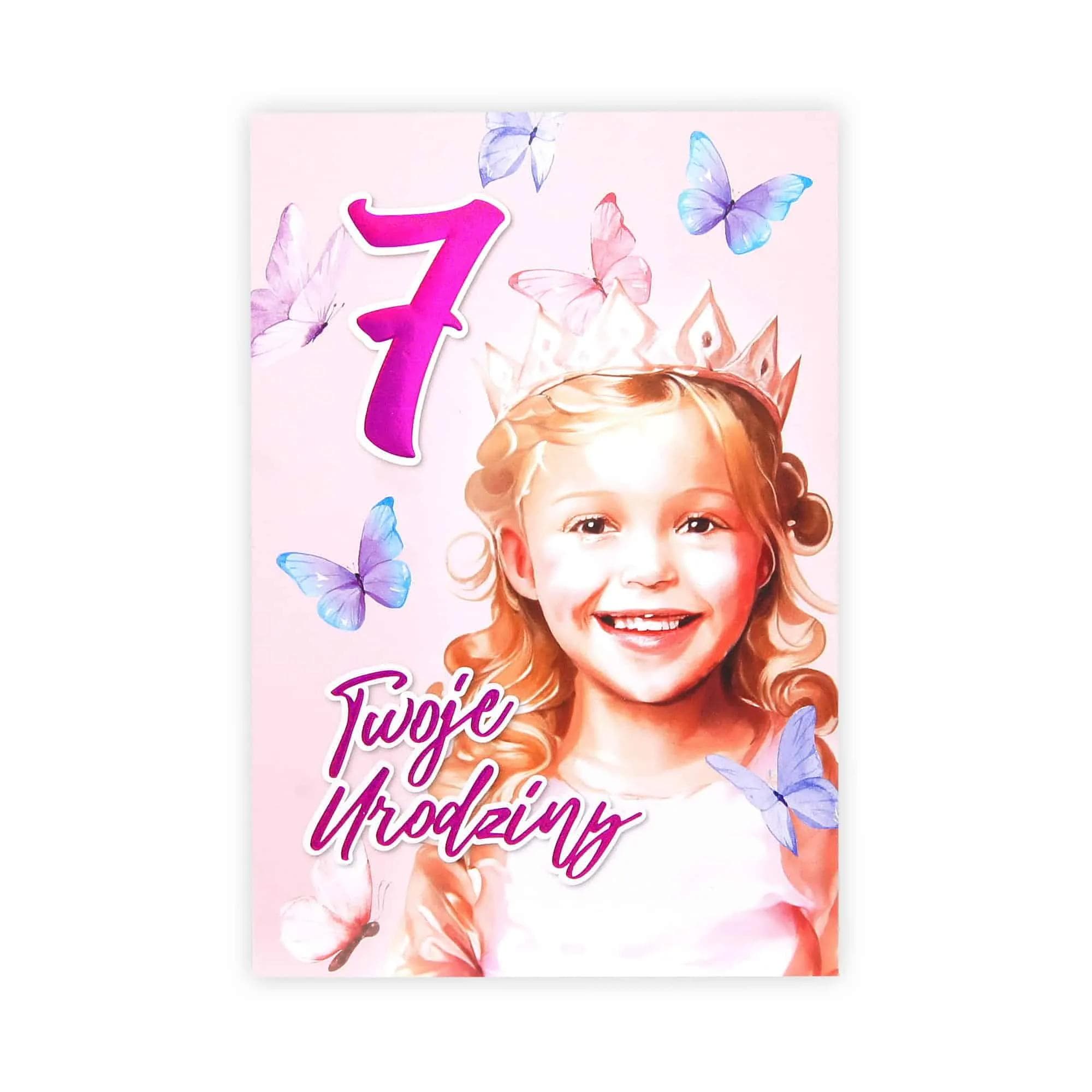 B6 Kartka na 7 Urodziny - 027