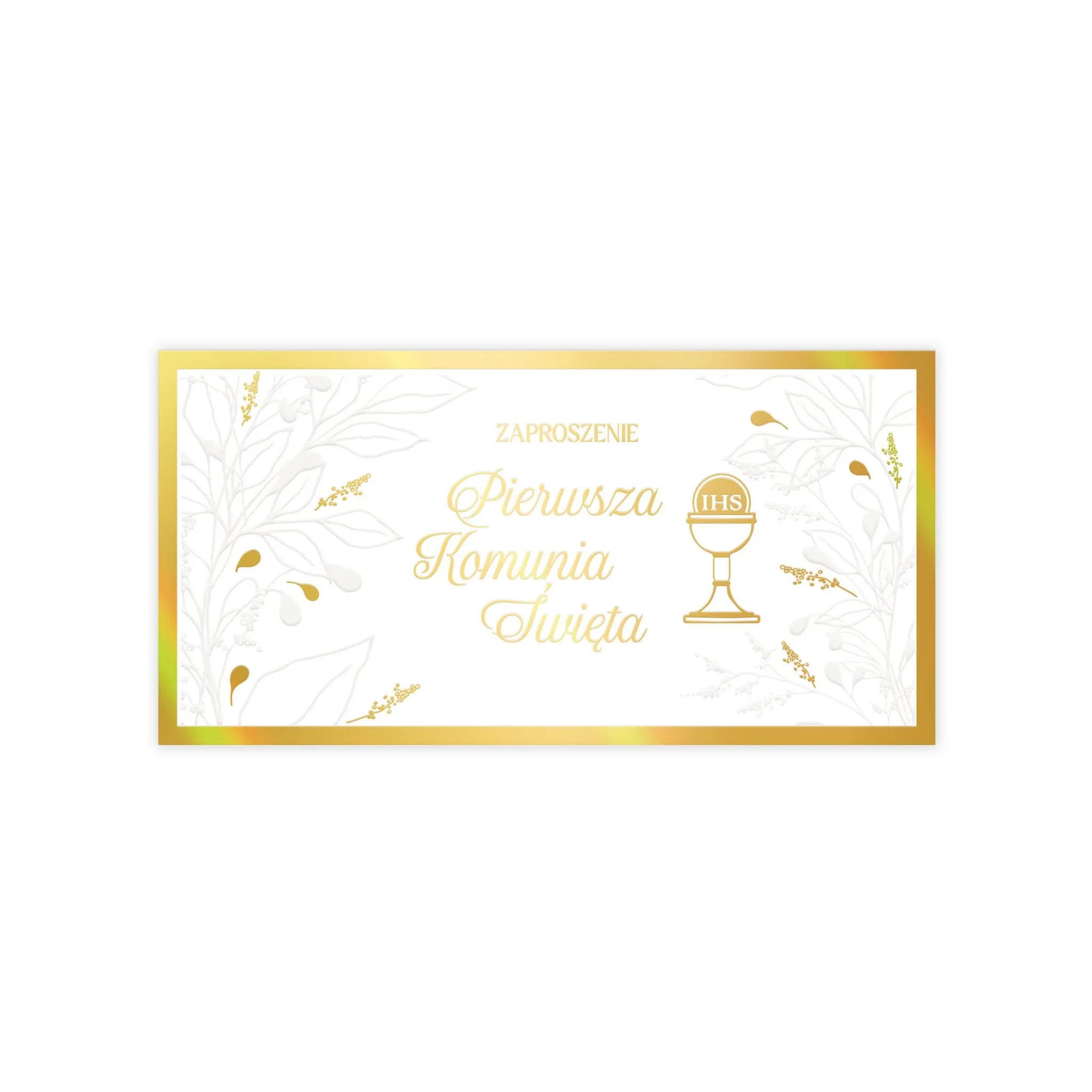 Zaproszenia DL LUX I Komunia Św. - 17