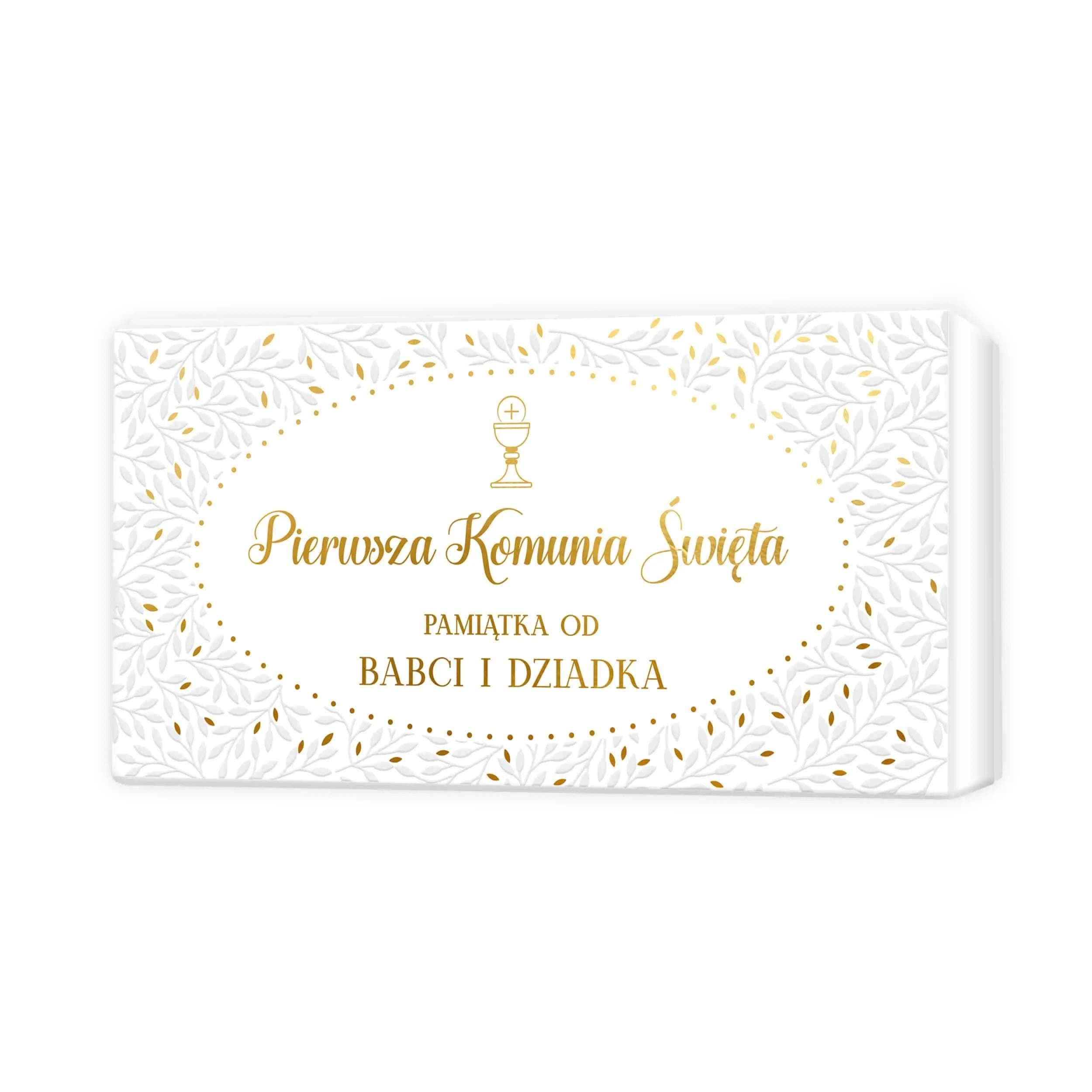 Pudełko mini papierowe Komunia - 12 od Babci i Dziadka