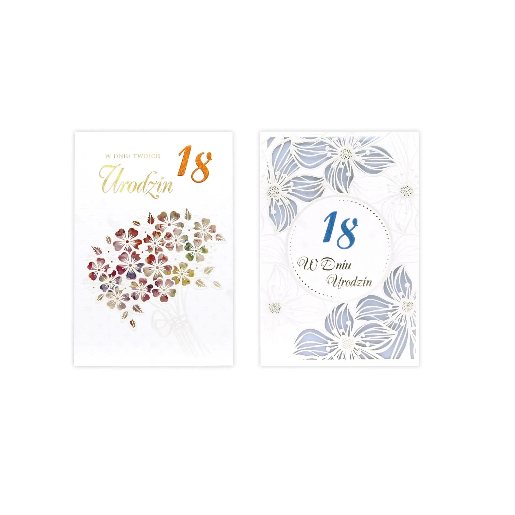 B6 LC Kartka na 18 Urodziny - MIX