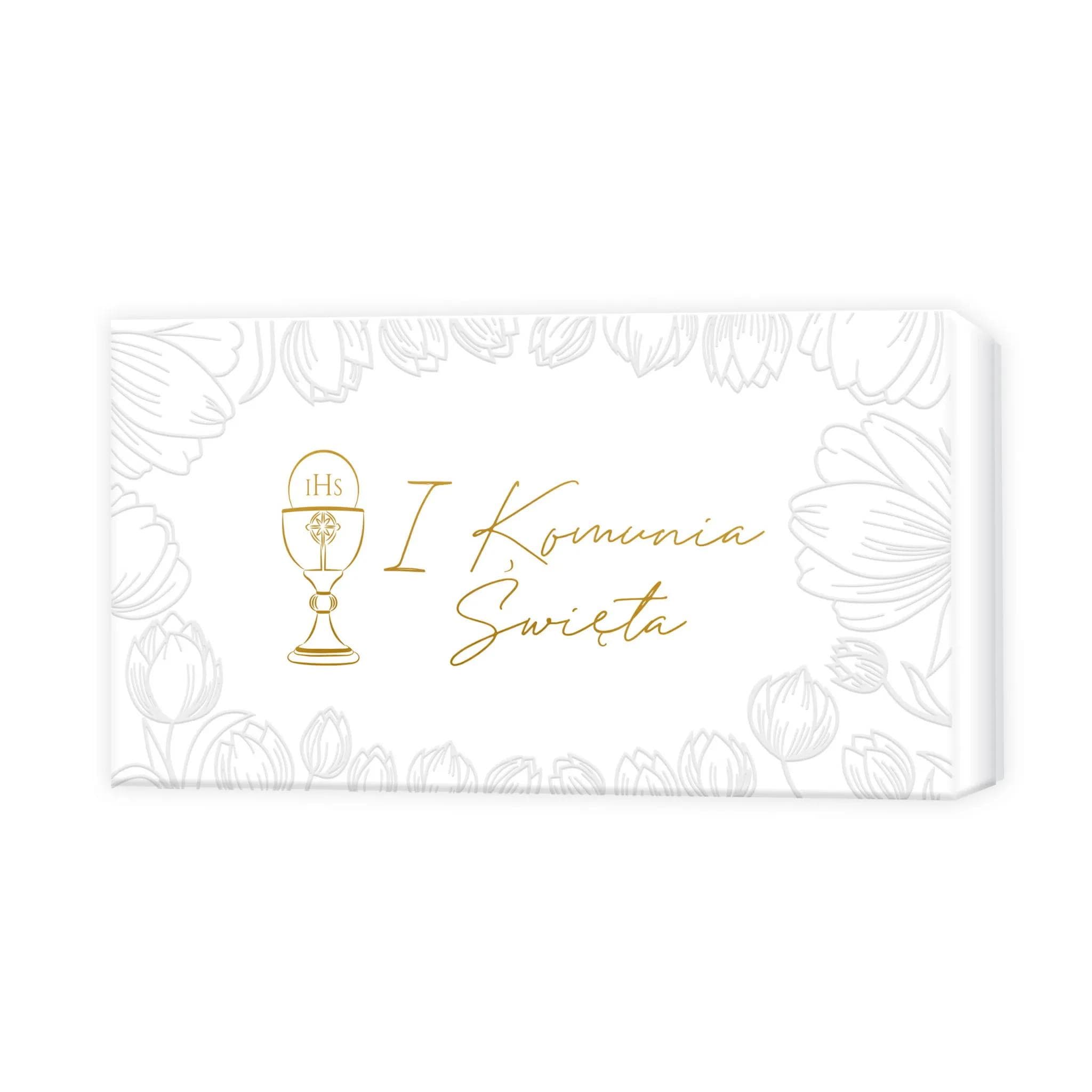 Pudełko mini papierowe Komunia - 1