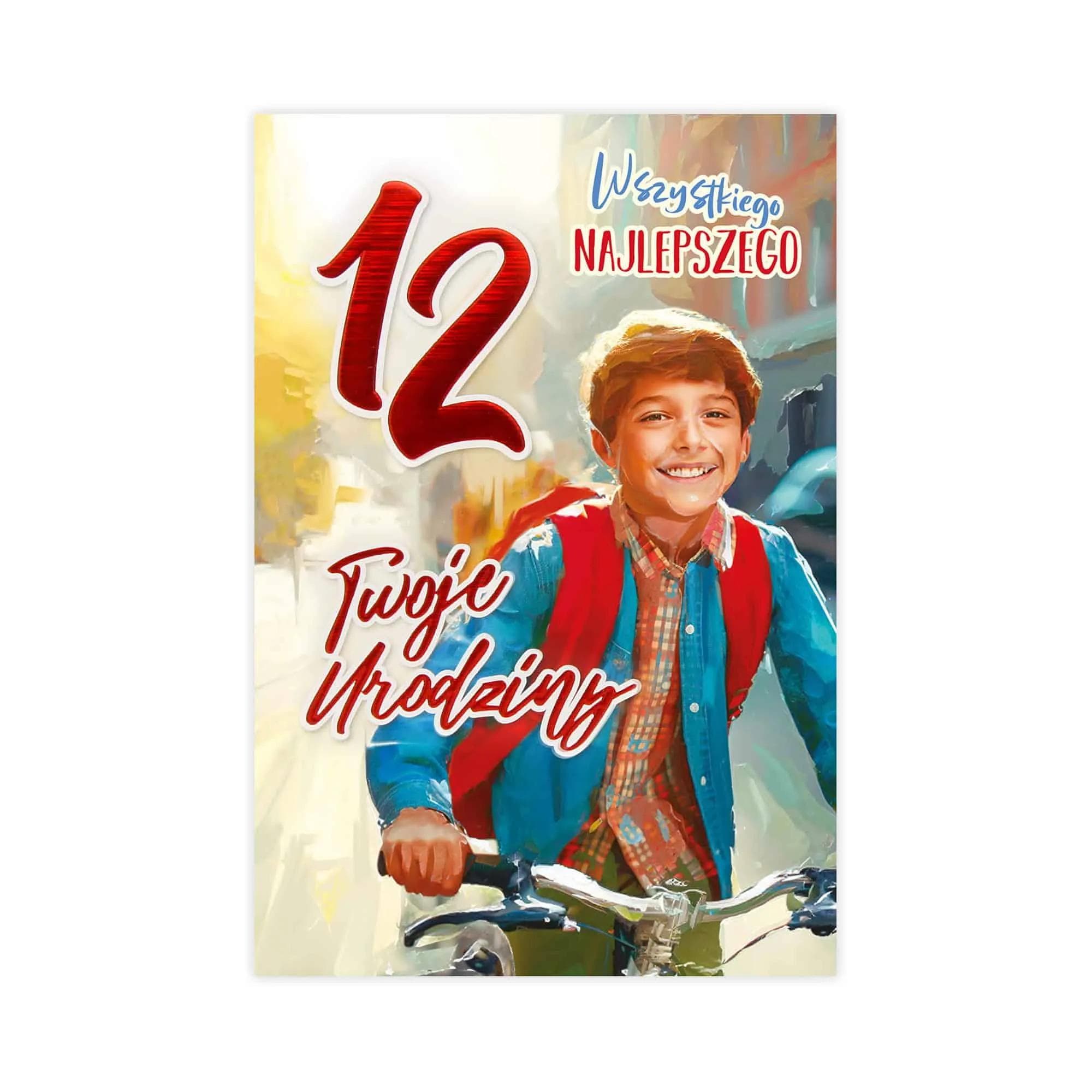 B6 Kartka na 12 Urodziny - 045