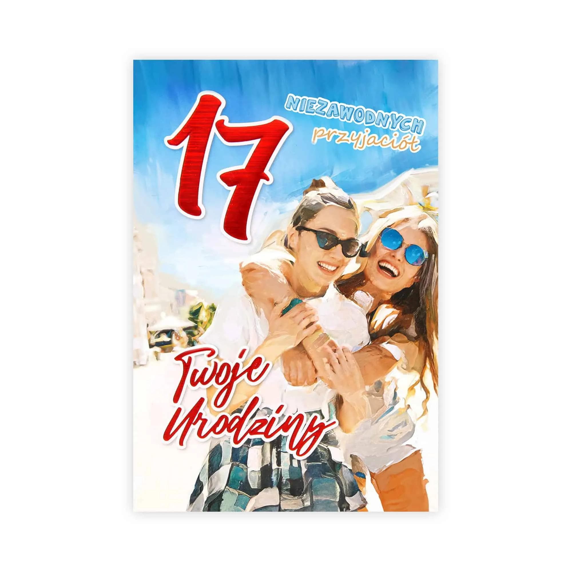 B6 Kartka na 17 Urodziny - 068