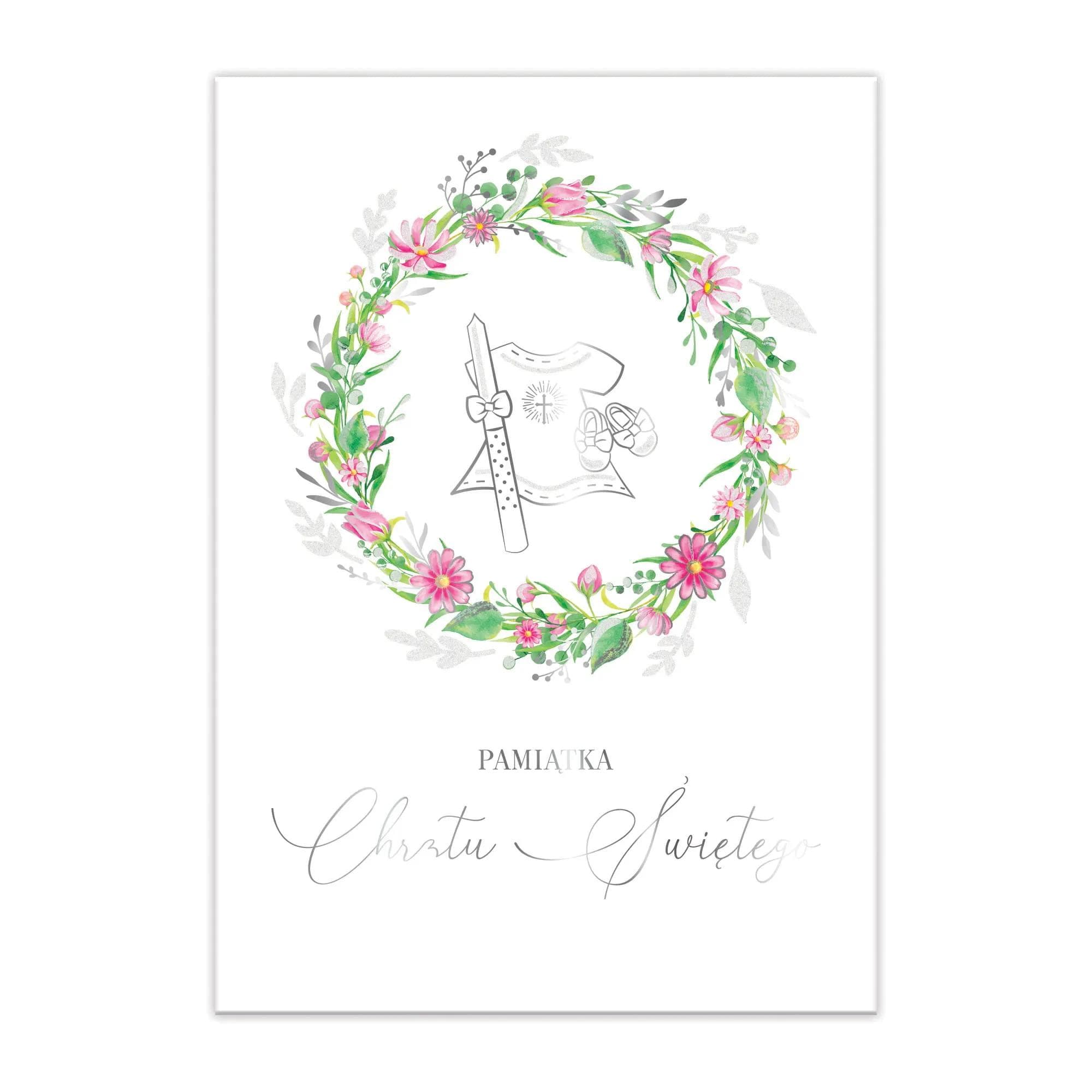 Album A5 książeczka Chrzest - 6 Różowy