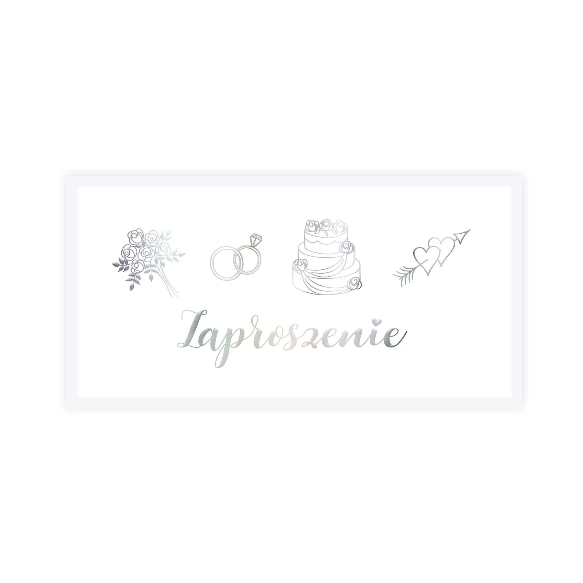 Zaproszenia DL LUX Ślub - 008