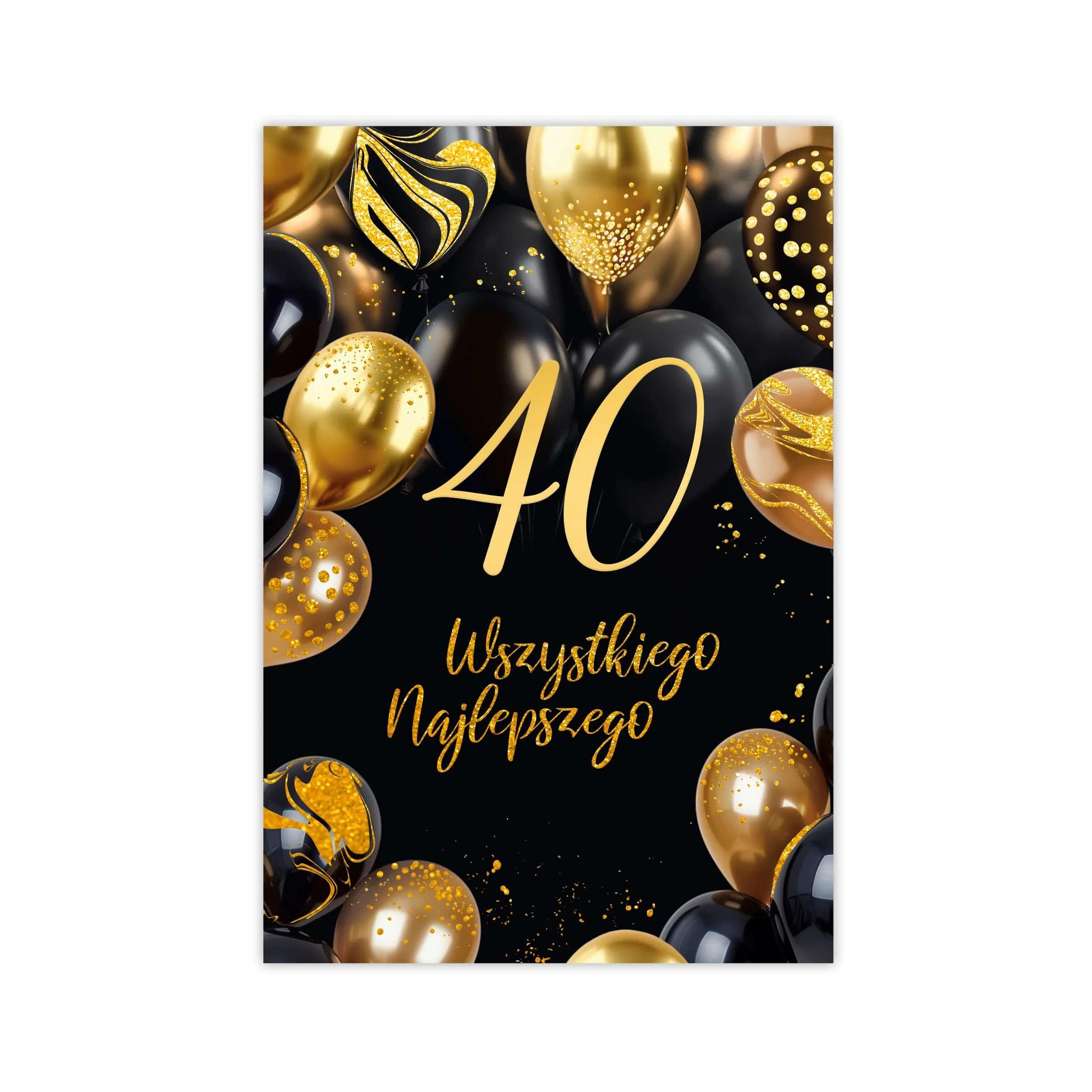 B6 Kartka na 40 Urodziny - 12