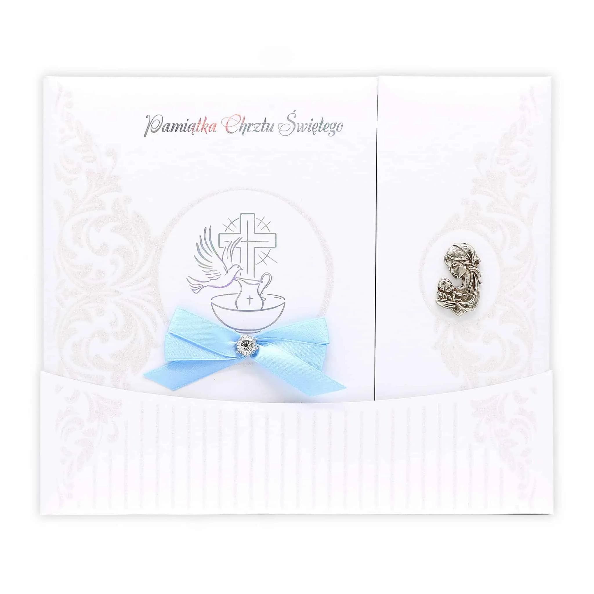 Album A4 książeczka Chrzest - 9 Niebieski