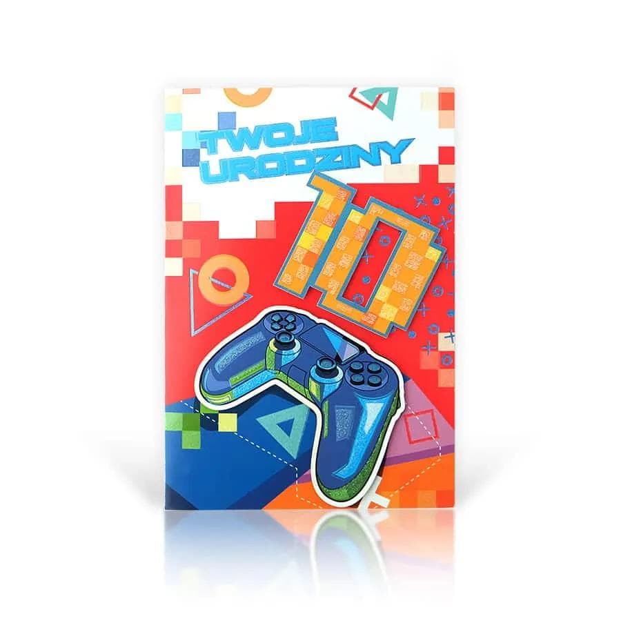 B6 LUX Kartka na 10 Urodziny - 009