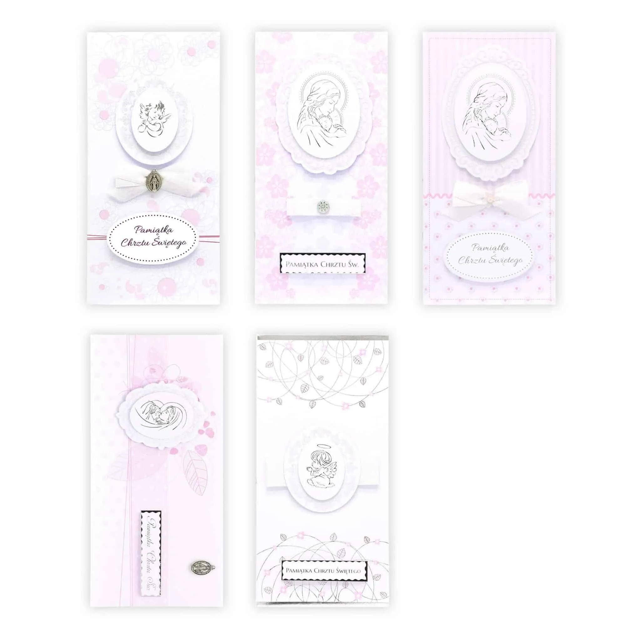 DL-R Chrzest - Różowe MIX