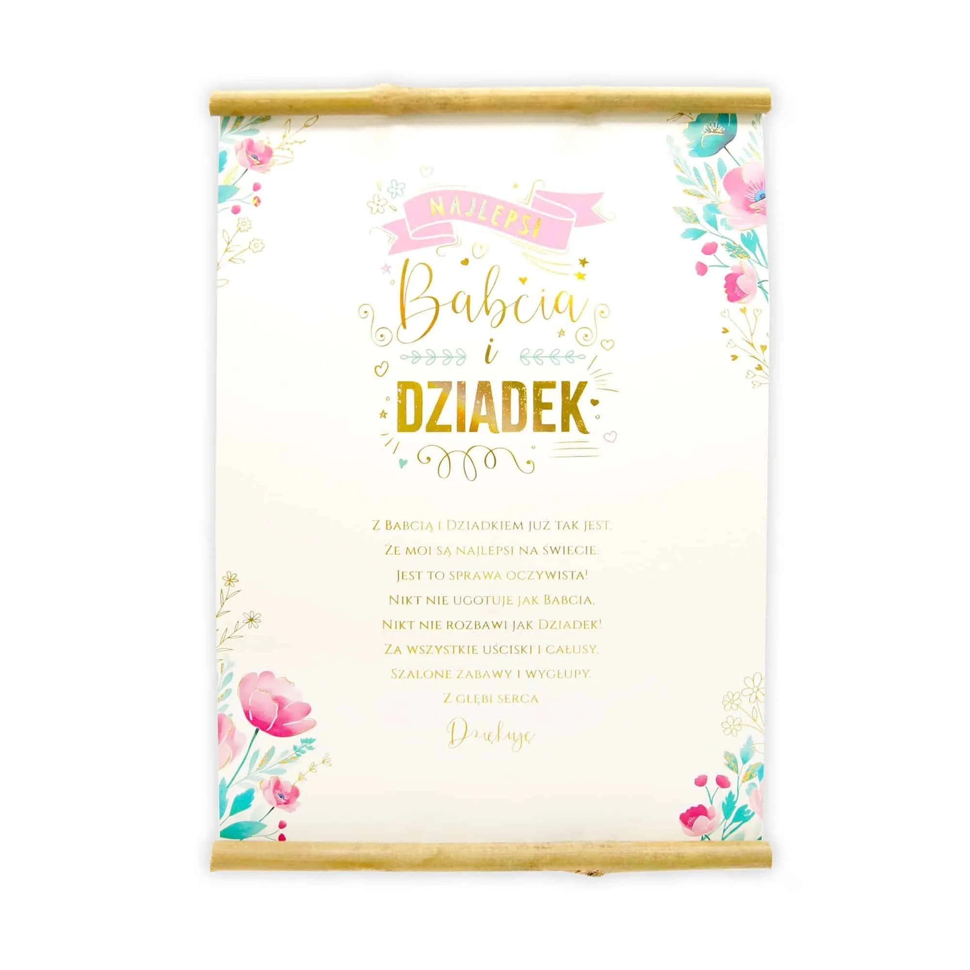 Dyplom z bambusem Dla Babci i Dziadka - 10