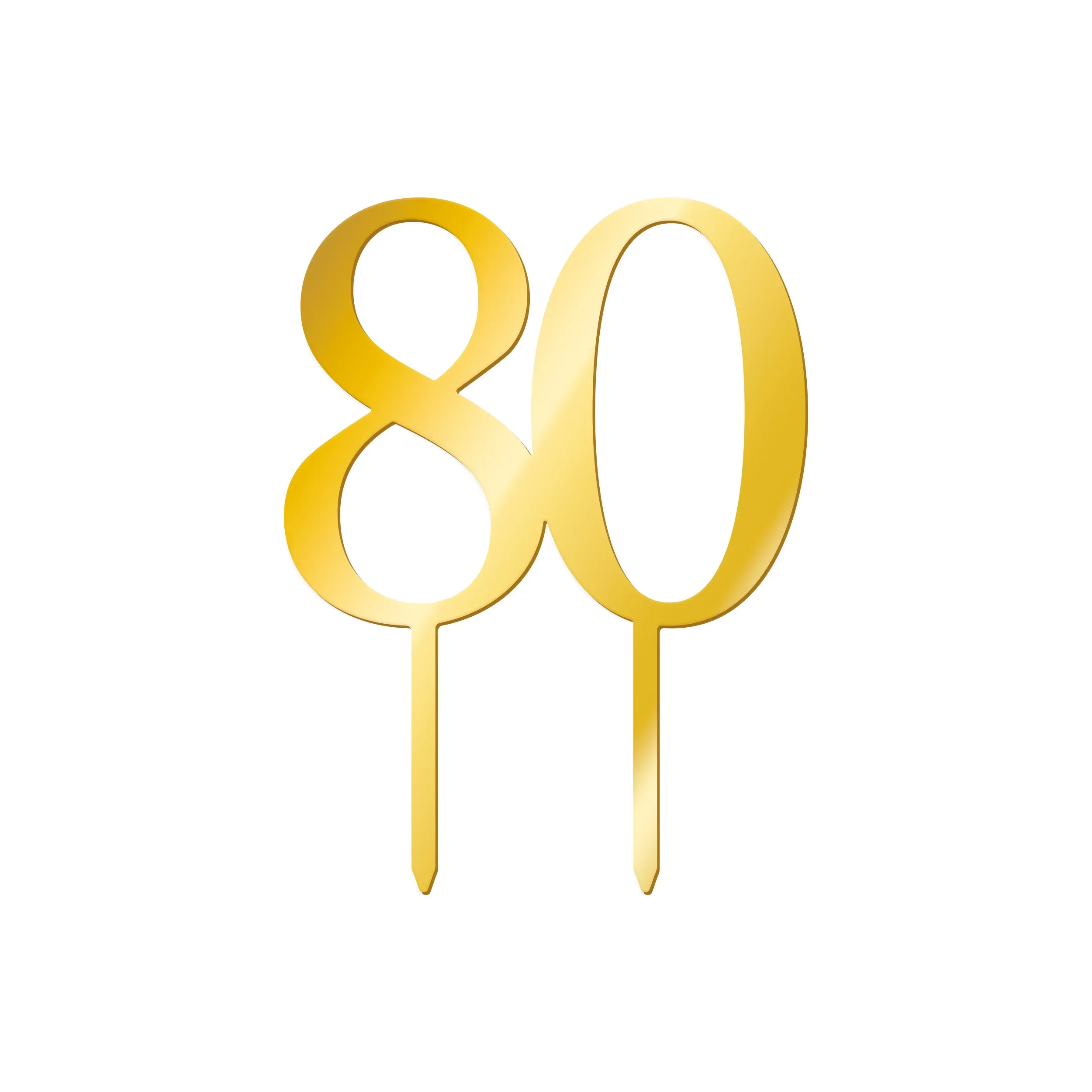 Topper na tort 80 Urodziny - 58