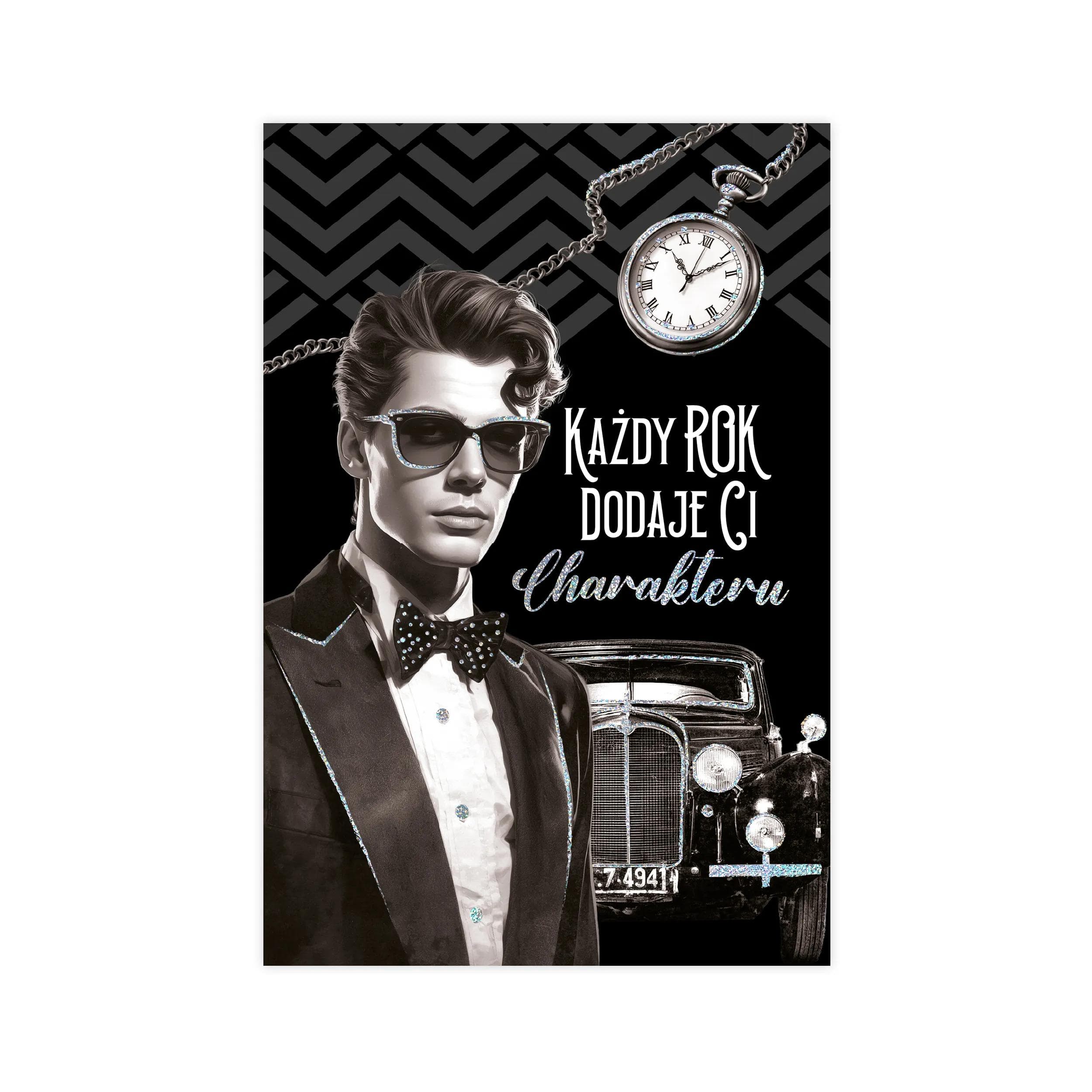 Karnet B6 Urodziny RETRO 32