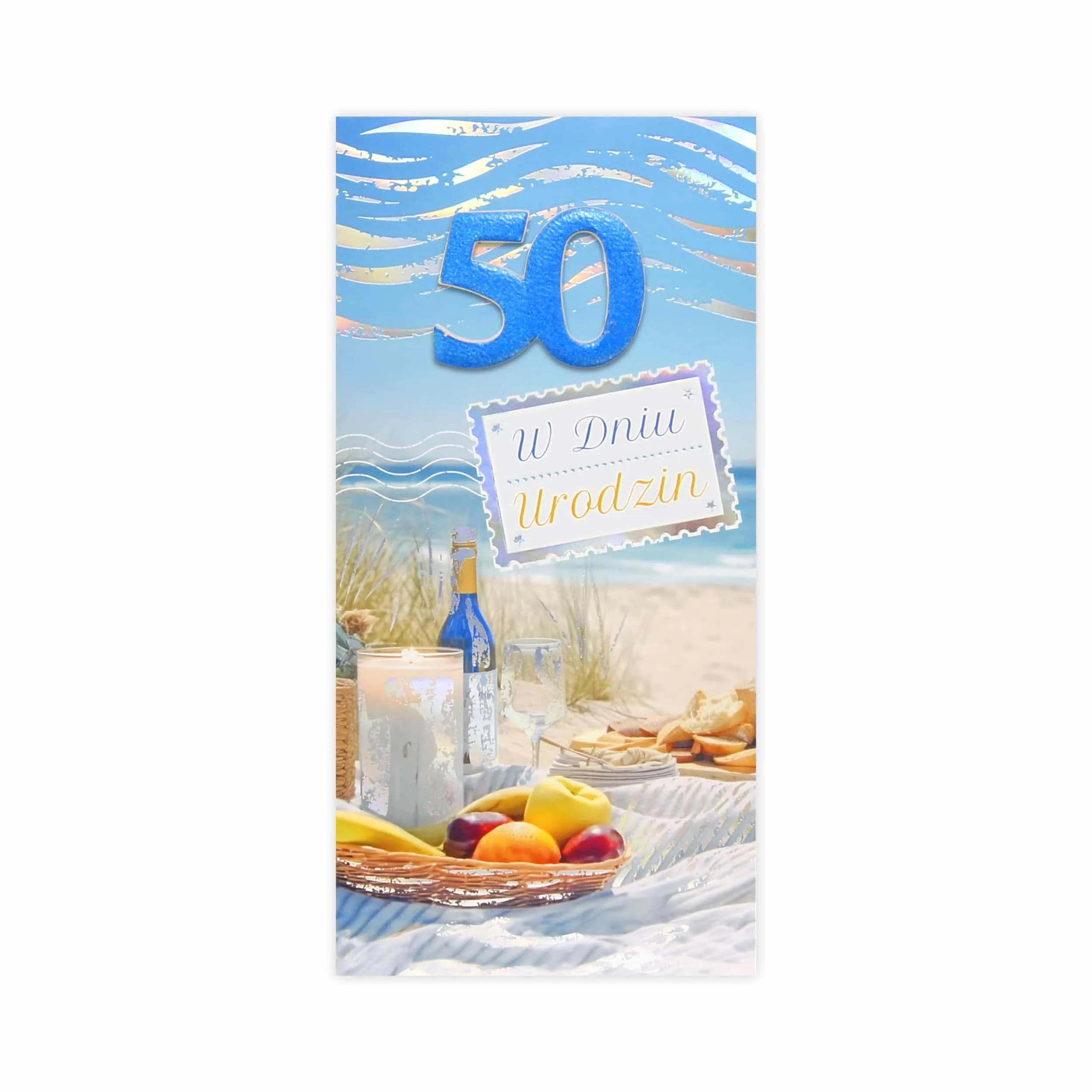 DL Kartka na 50 Urodziny - 30/50