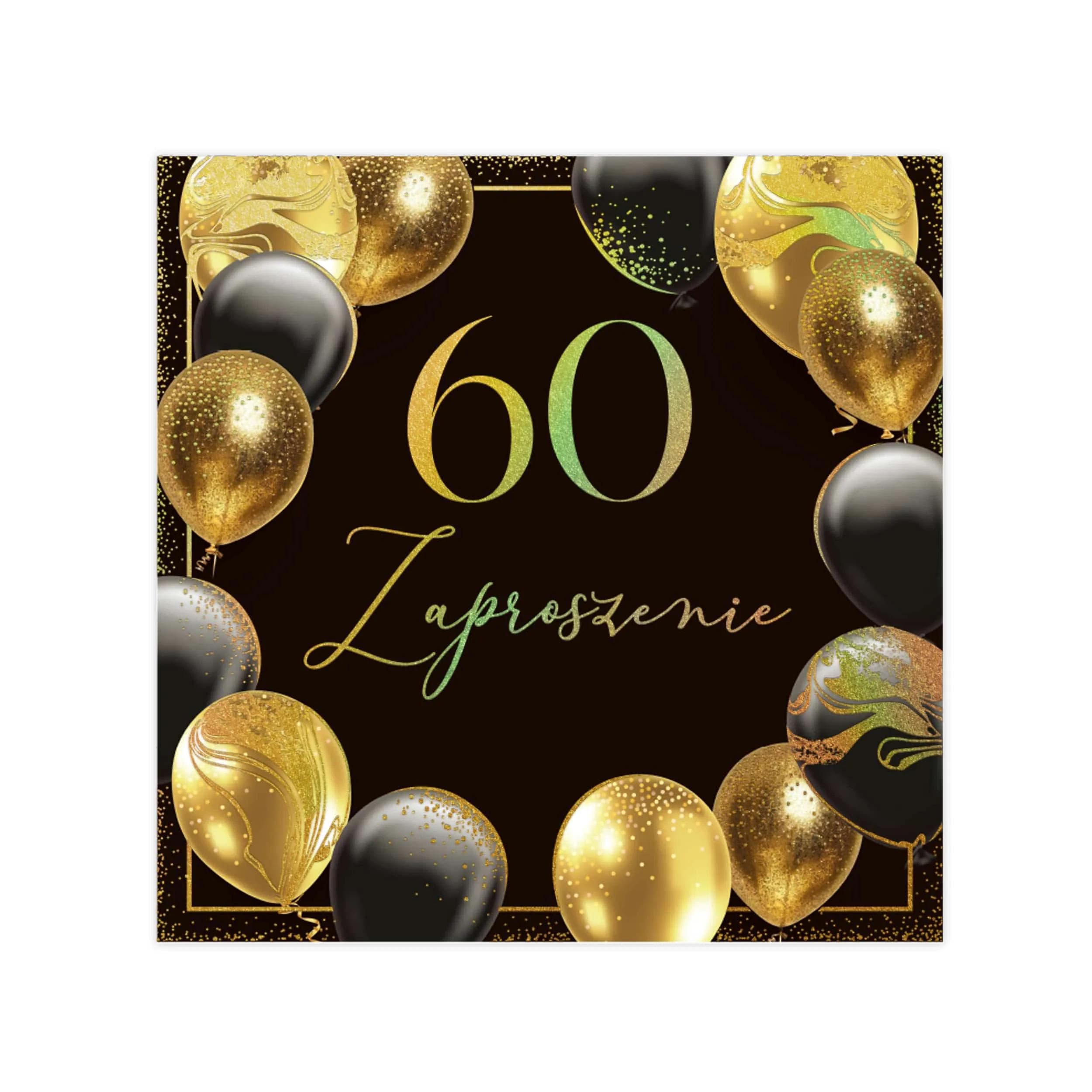 Zaproszenia KW LUX na 60 Urodziny - 14