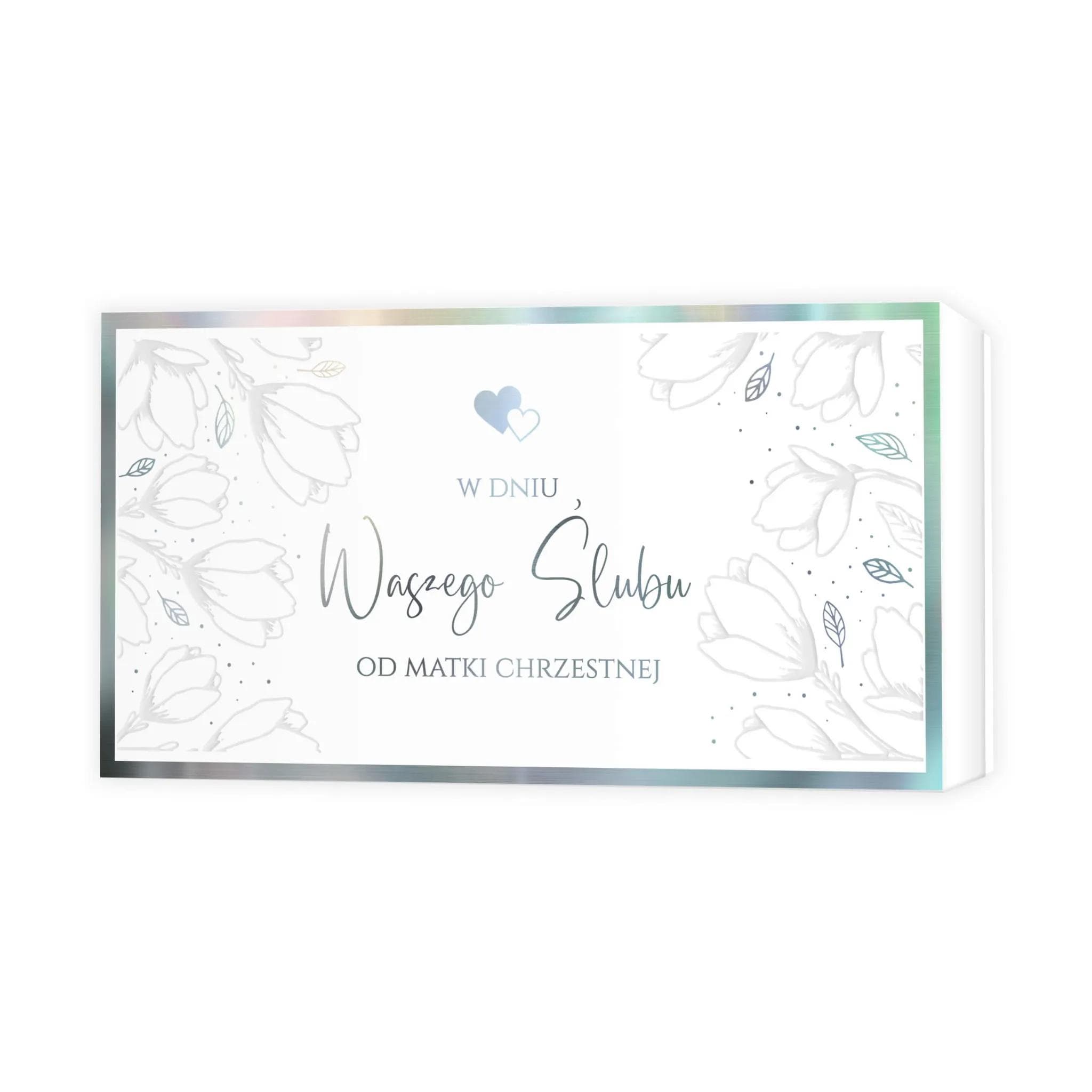 Pudełko mini papierowe Ślub - 10 Od Matki Chrzestnej