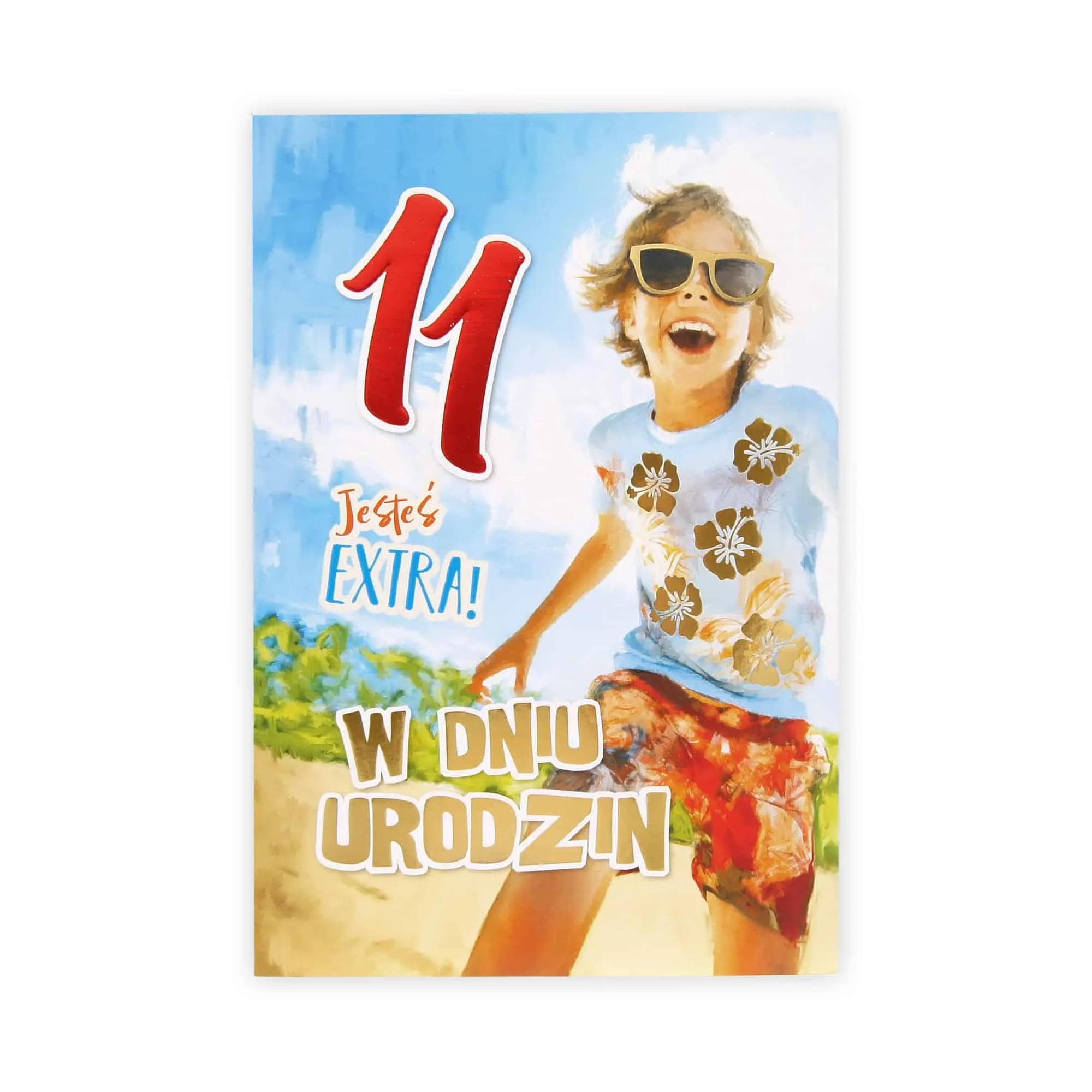 B6 Kartka na 11 Urodziny - 041