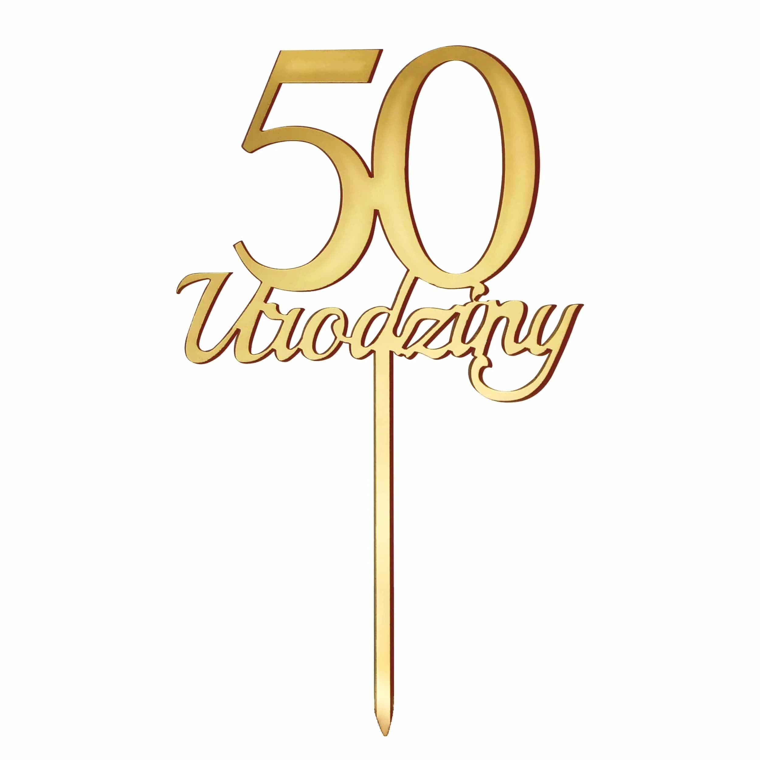 Topper na tort 50 Urodziny - 11