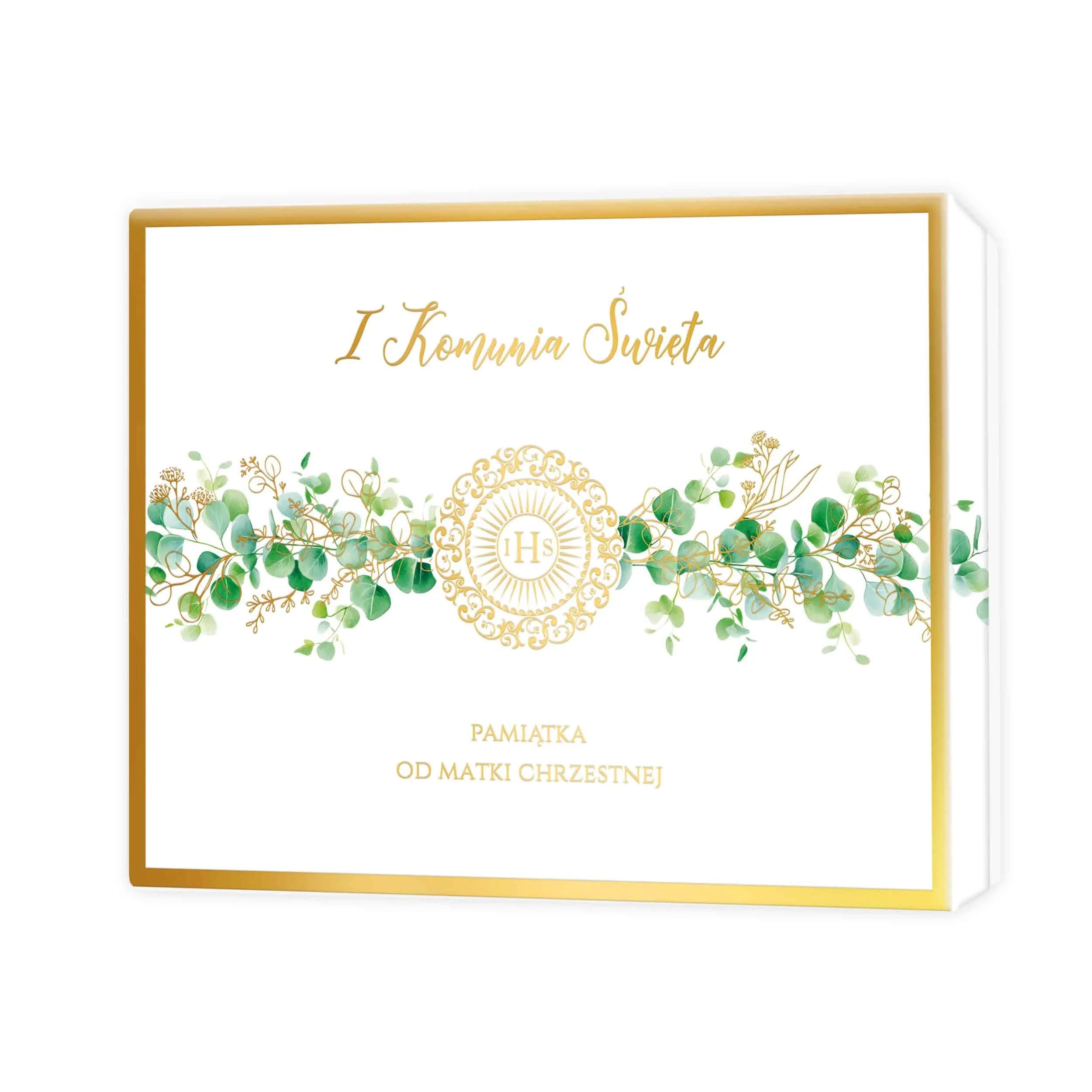 Pudełko prezentowe I Komunia Św. - 25 od Matki Chrzestnej