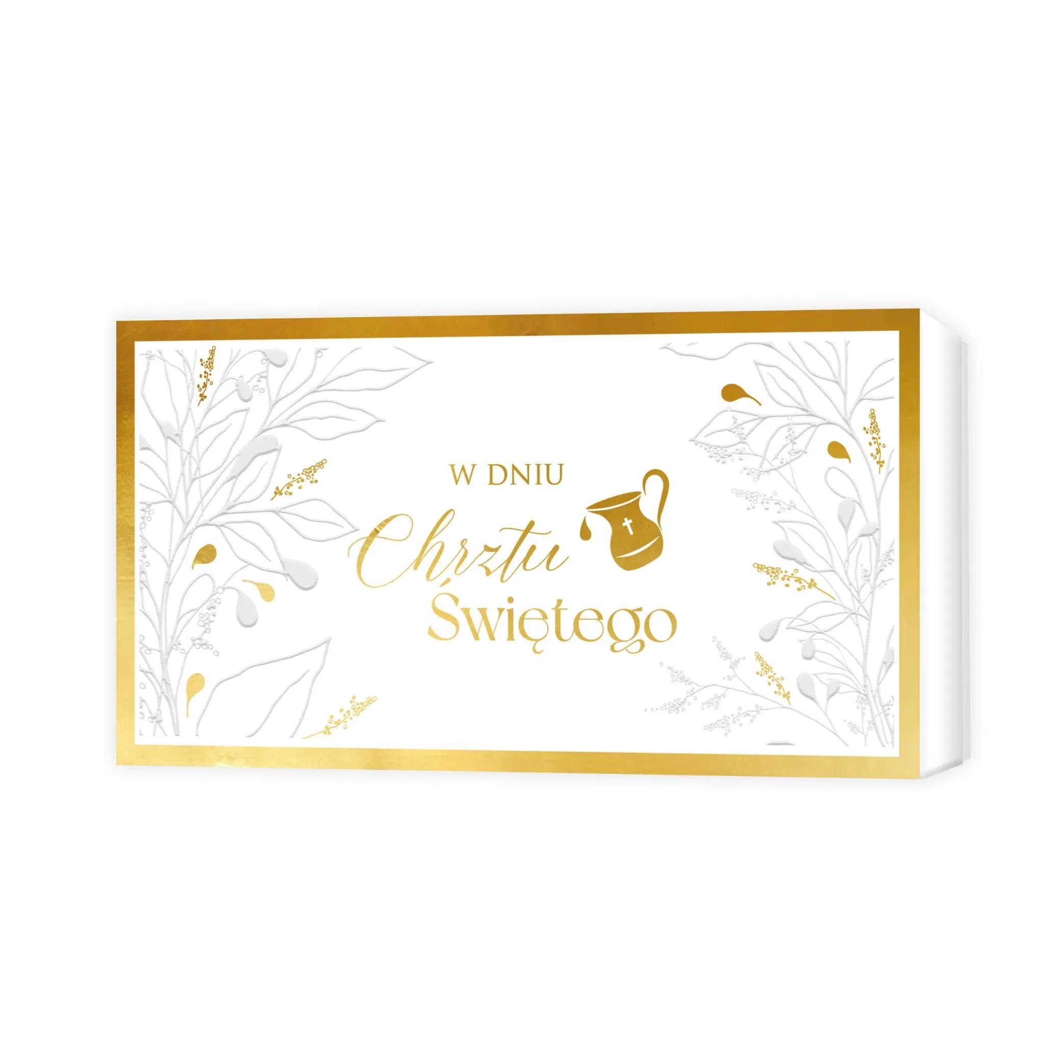 Pudełko mini papierowe Chrzest - 1