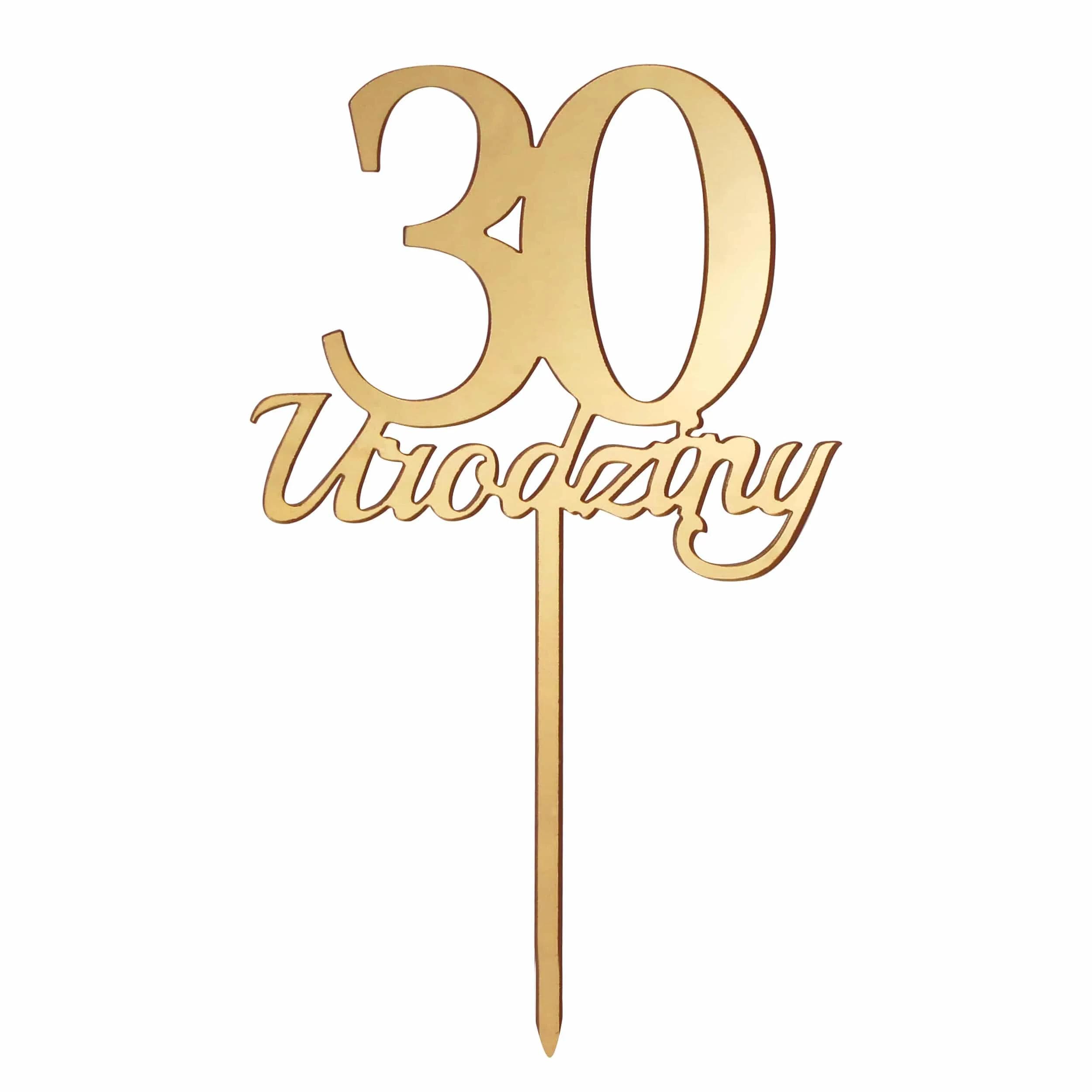 Topper na tort na 30 Urodziny - 26