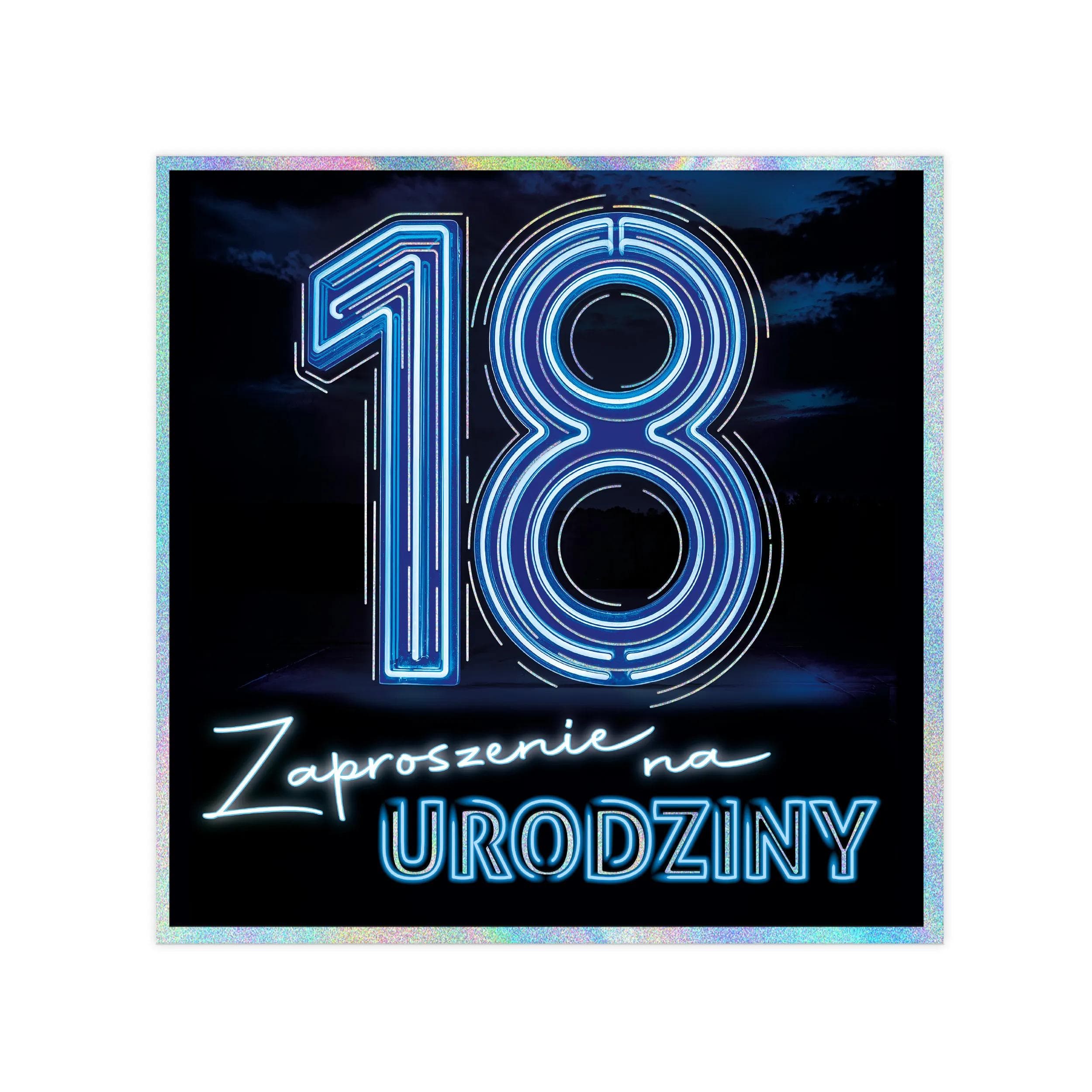 Zaproszenia KW LUX 18 Urodziny - 17