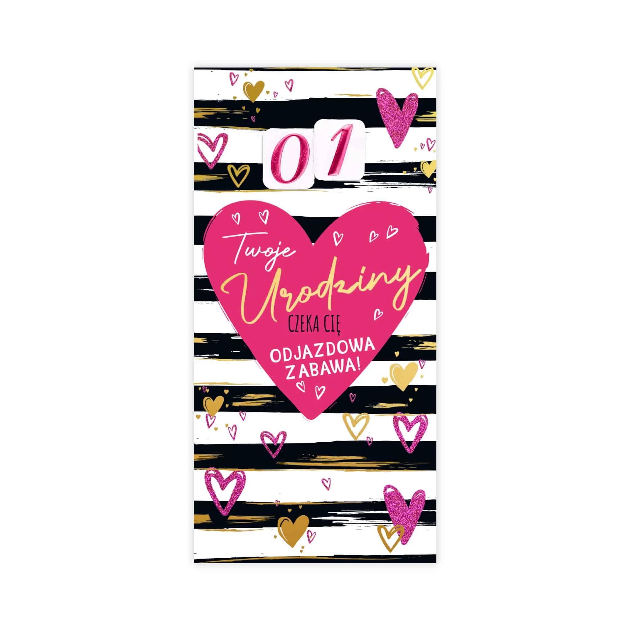 DL Urodziny z wymienną cyfrą– 45