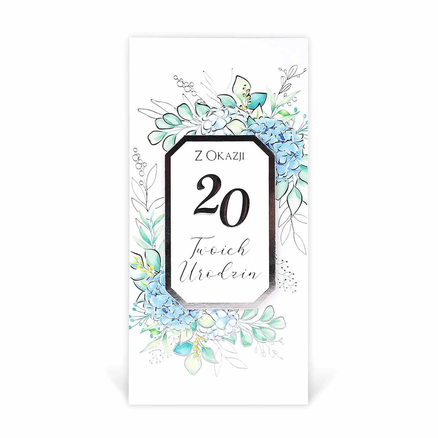 DL Kartka na 20 Urodziny - 001