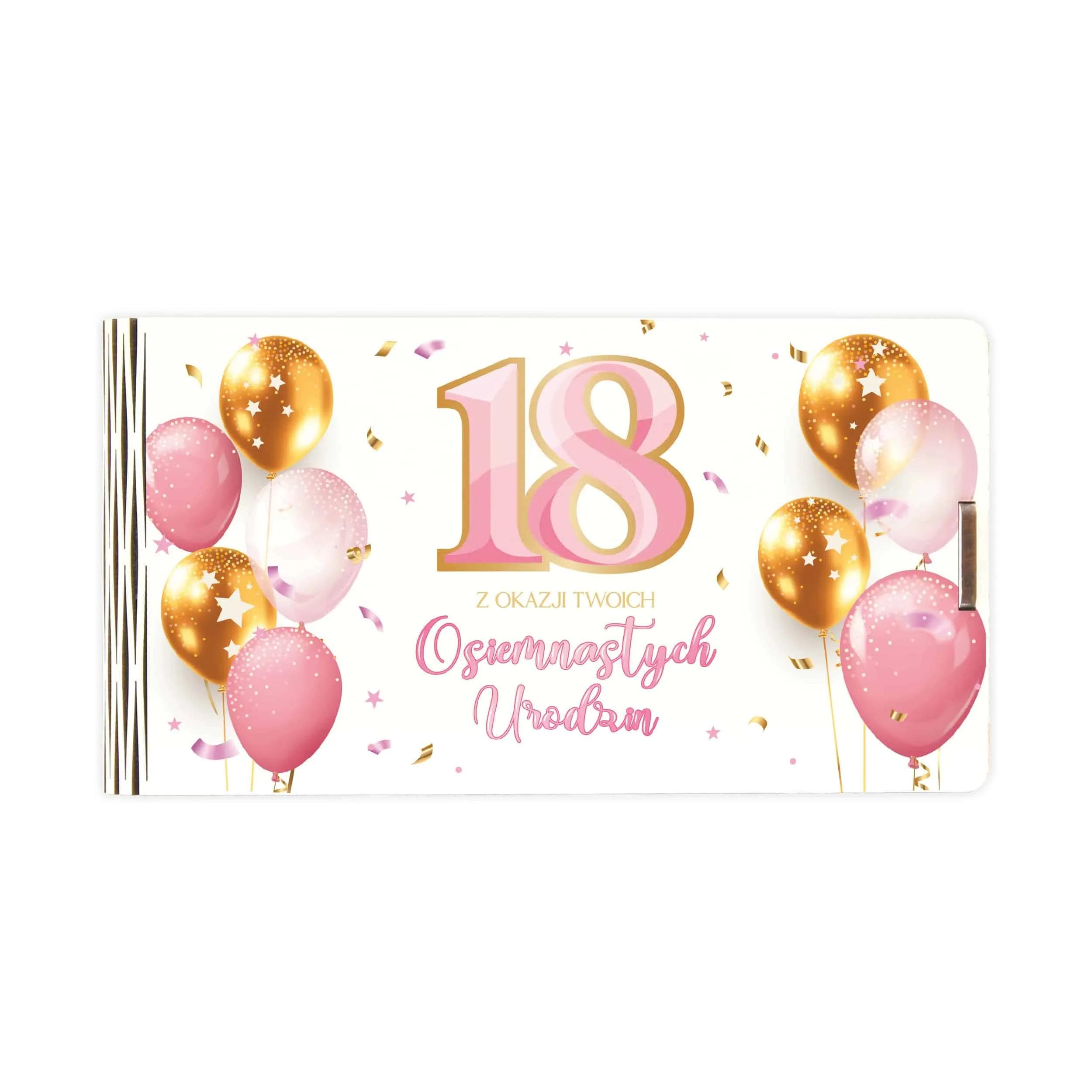 Pudełko mini drewno 18 Urodziny - 12