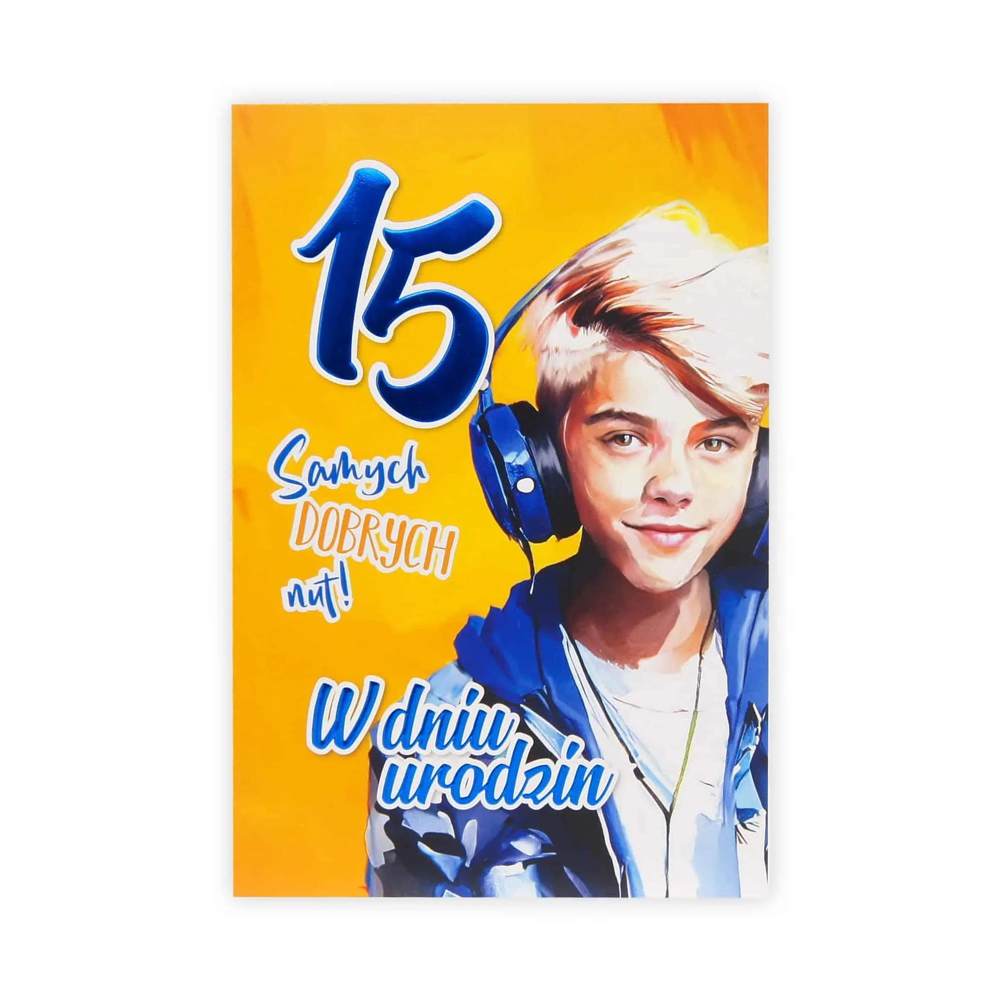 B6 Kartka na 15 Urodziny - 057