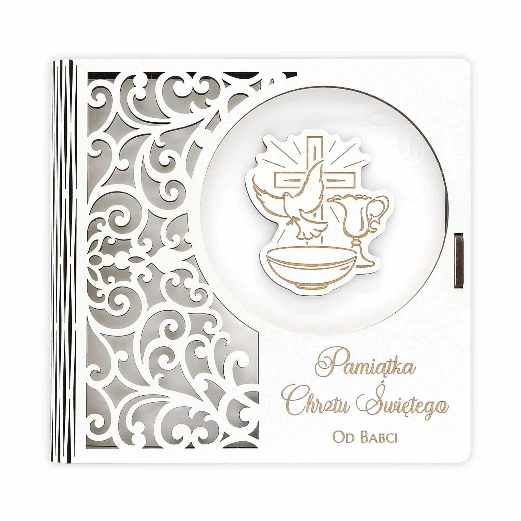 Album KW DG książeczka Chrzest - 9 Od Babci