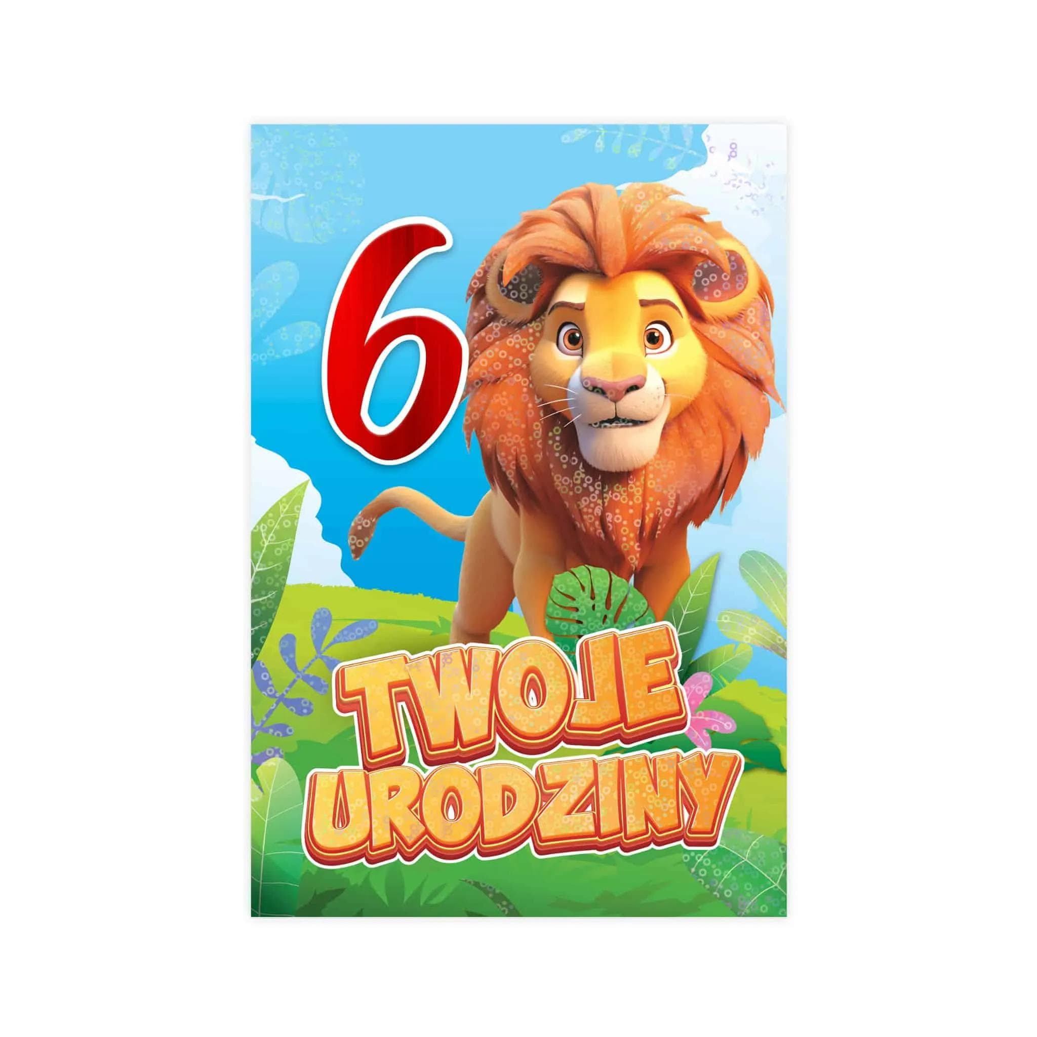 B6 Kartka na 6 Urodziny - 86