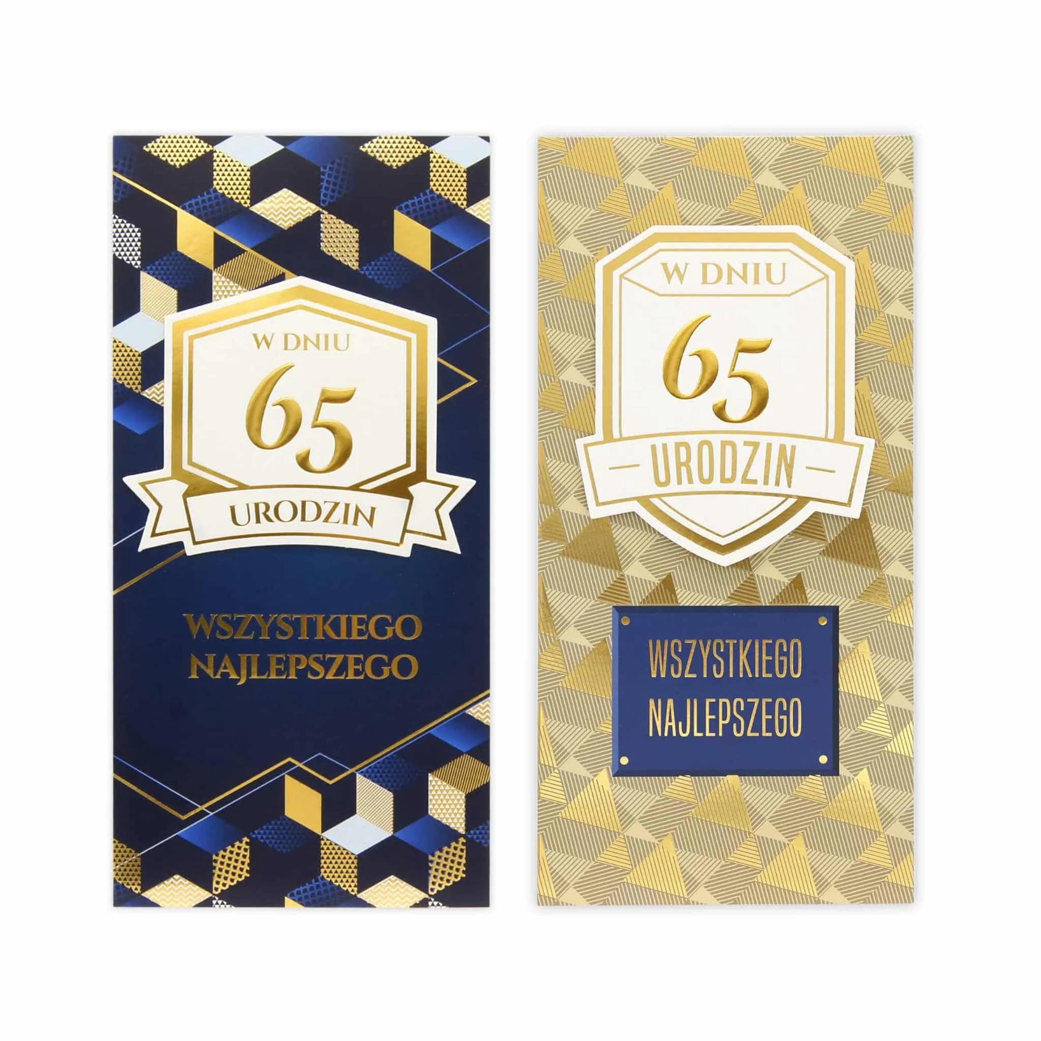 DL Kartka na 65 Urodziny - MIX