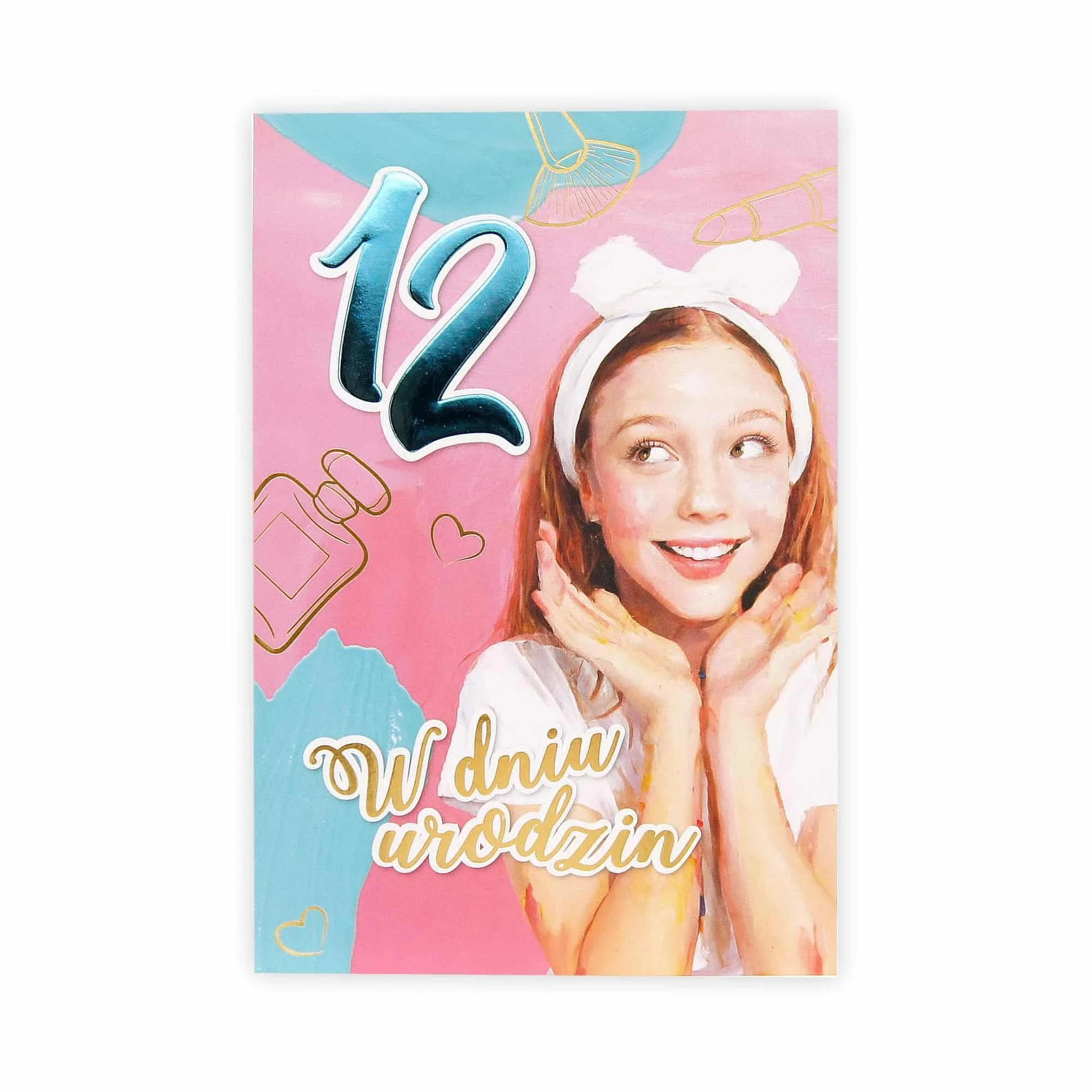 B6 Kartka na 12 Urodziny - 048