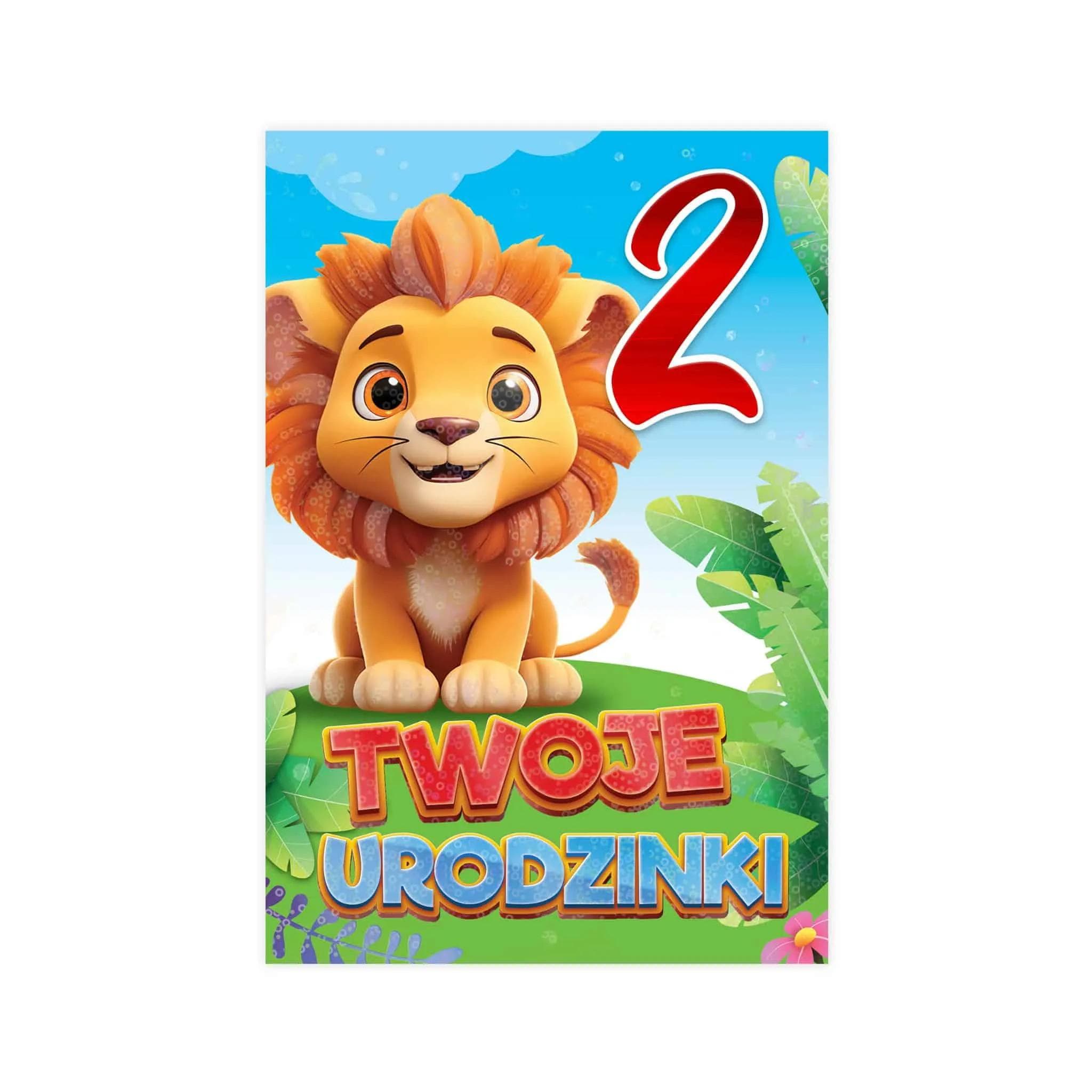 B6 Kartka na 2 Urodziny - 69