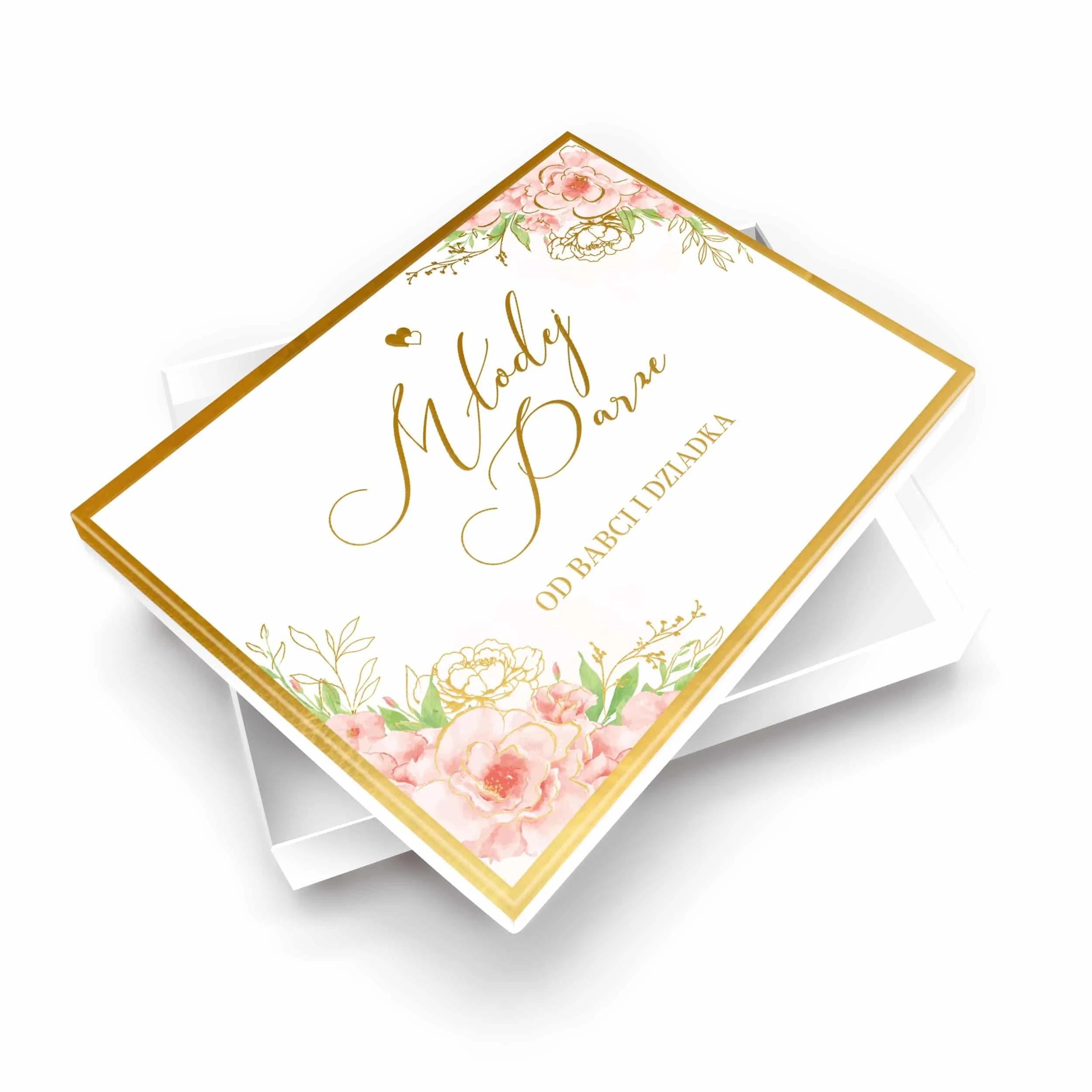 Pudełko prezentowe Ślub - 45 od Babci i Dziadka