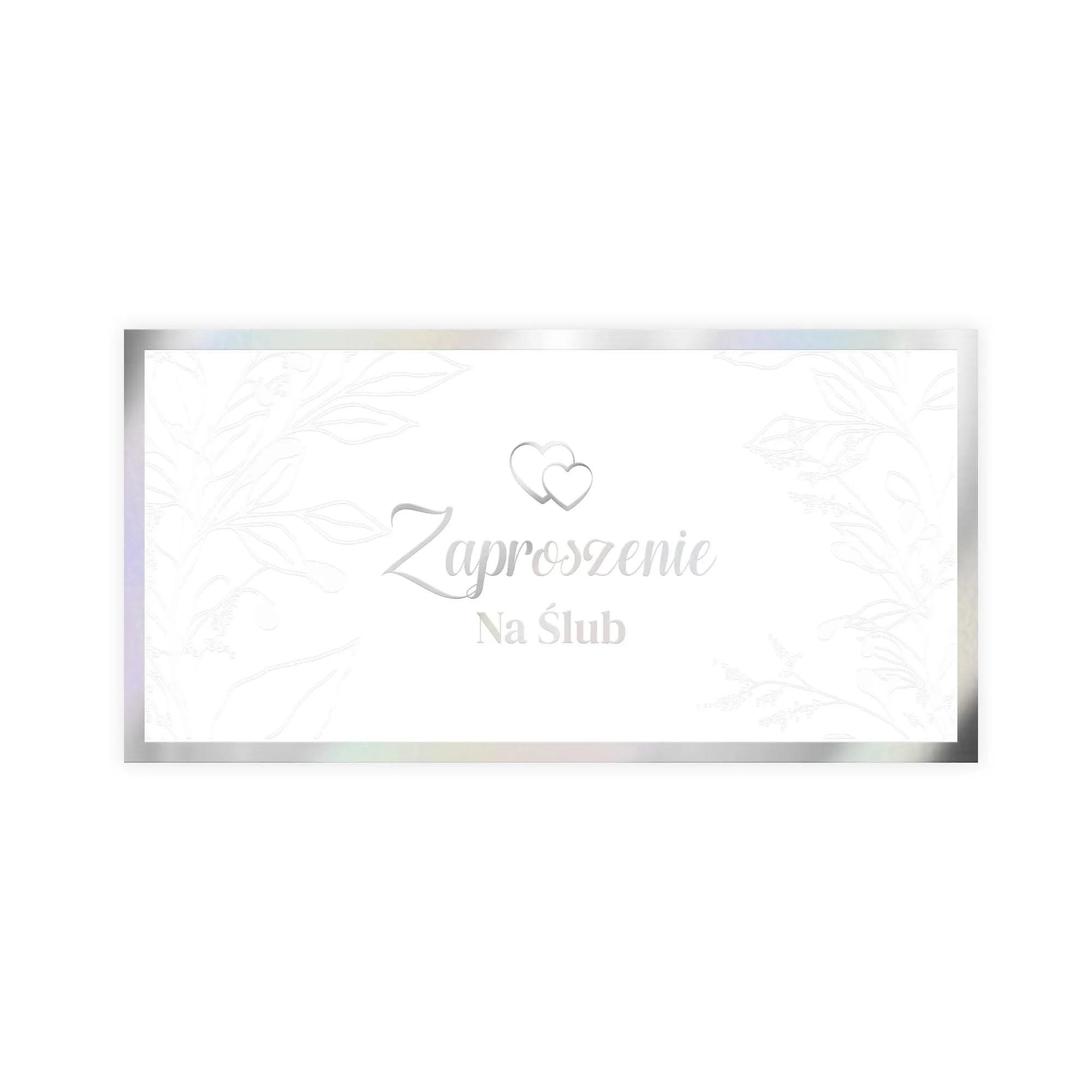 Zaproszenia DL LUX Ślub - 005