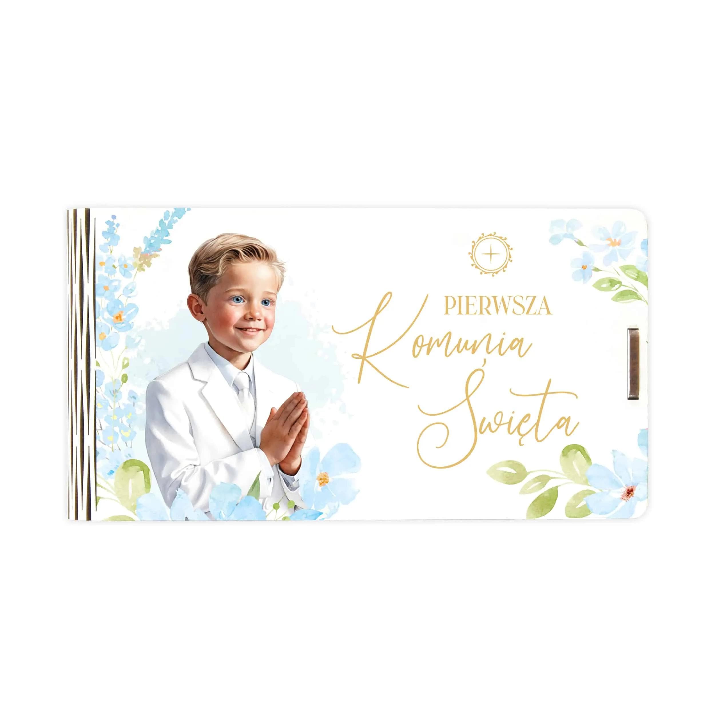 Pudełko mini drewno I Komunia Św. - 9