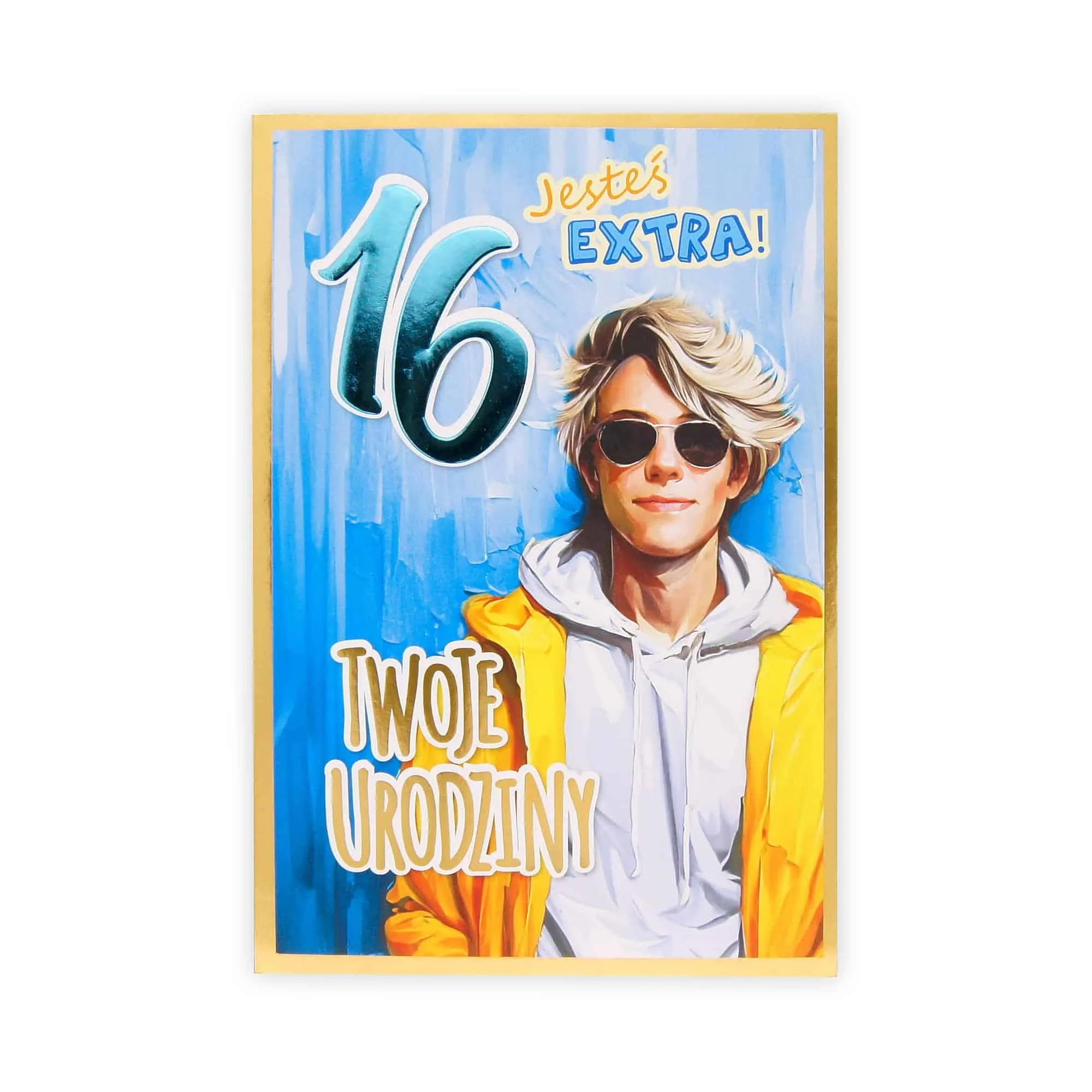 B6 Kartka na 16 Urodziny - 062