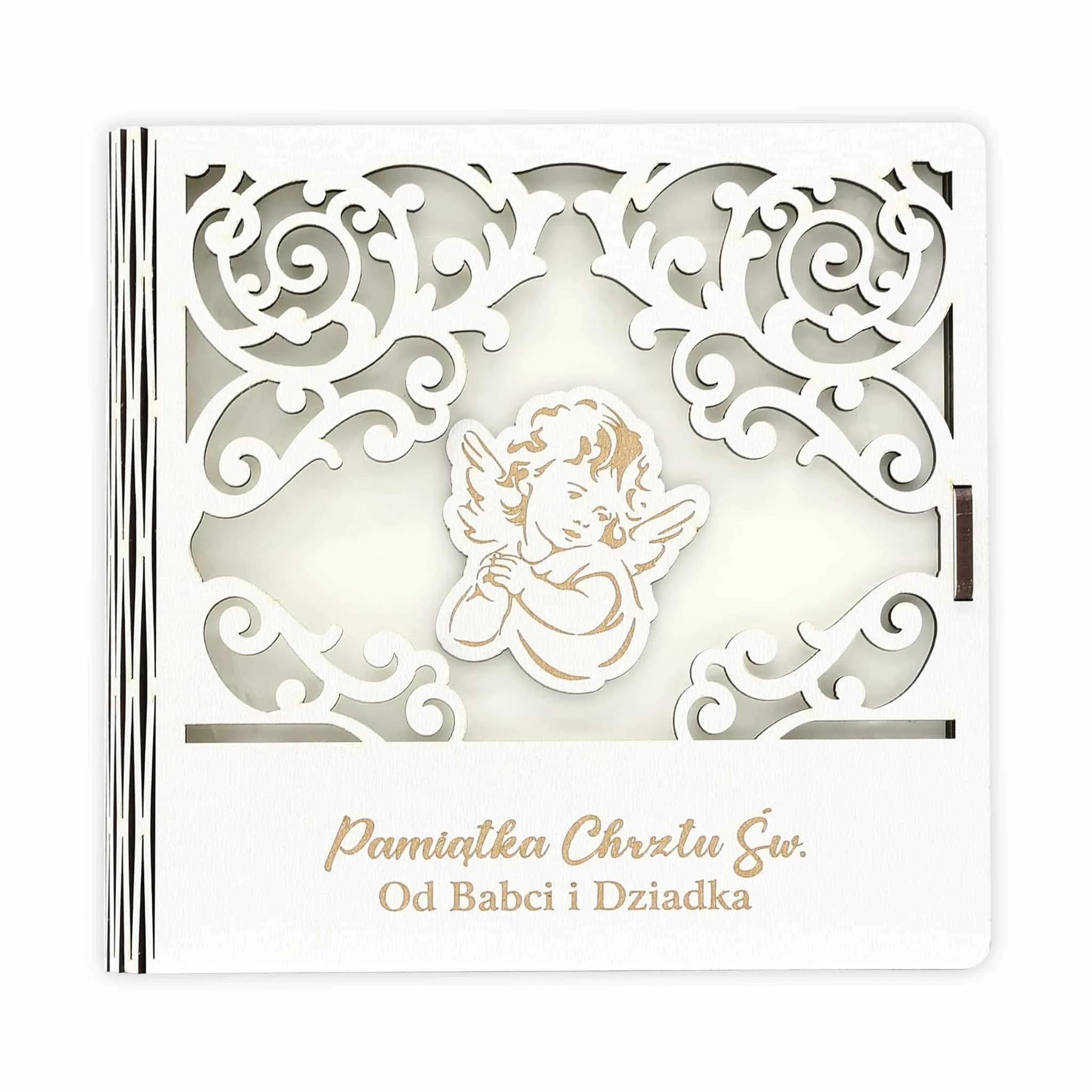 Album KW DG książeczka Chrzest - 3 Od Babci i Dziadka