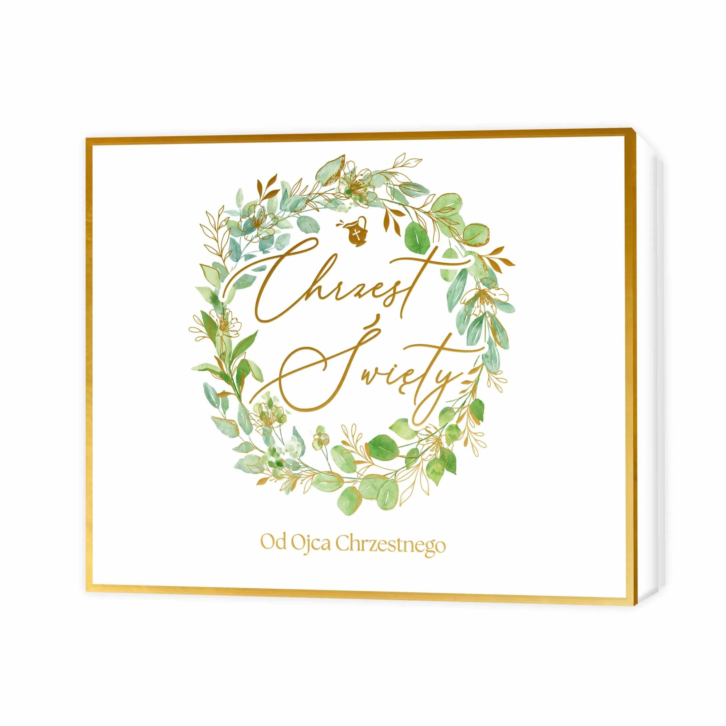 Pudełko prezentowe Chrzest Święty - 41 od Ojca Chrzestnego