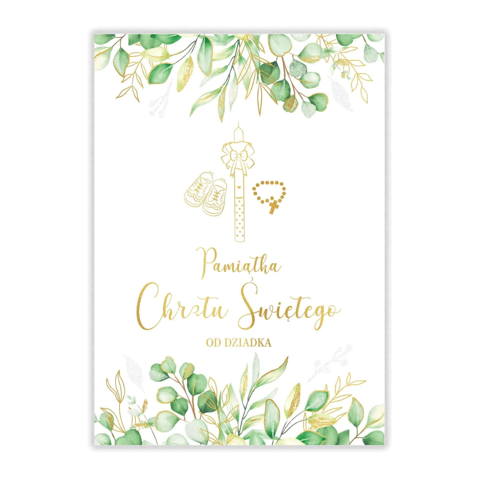 Album A5 książeczka Chrzest - 16 Od Dziadka