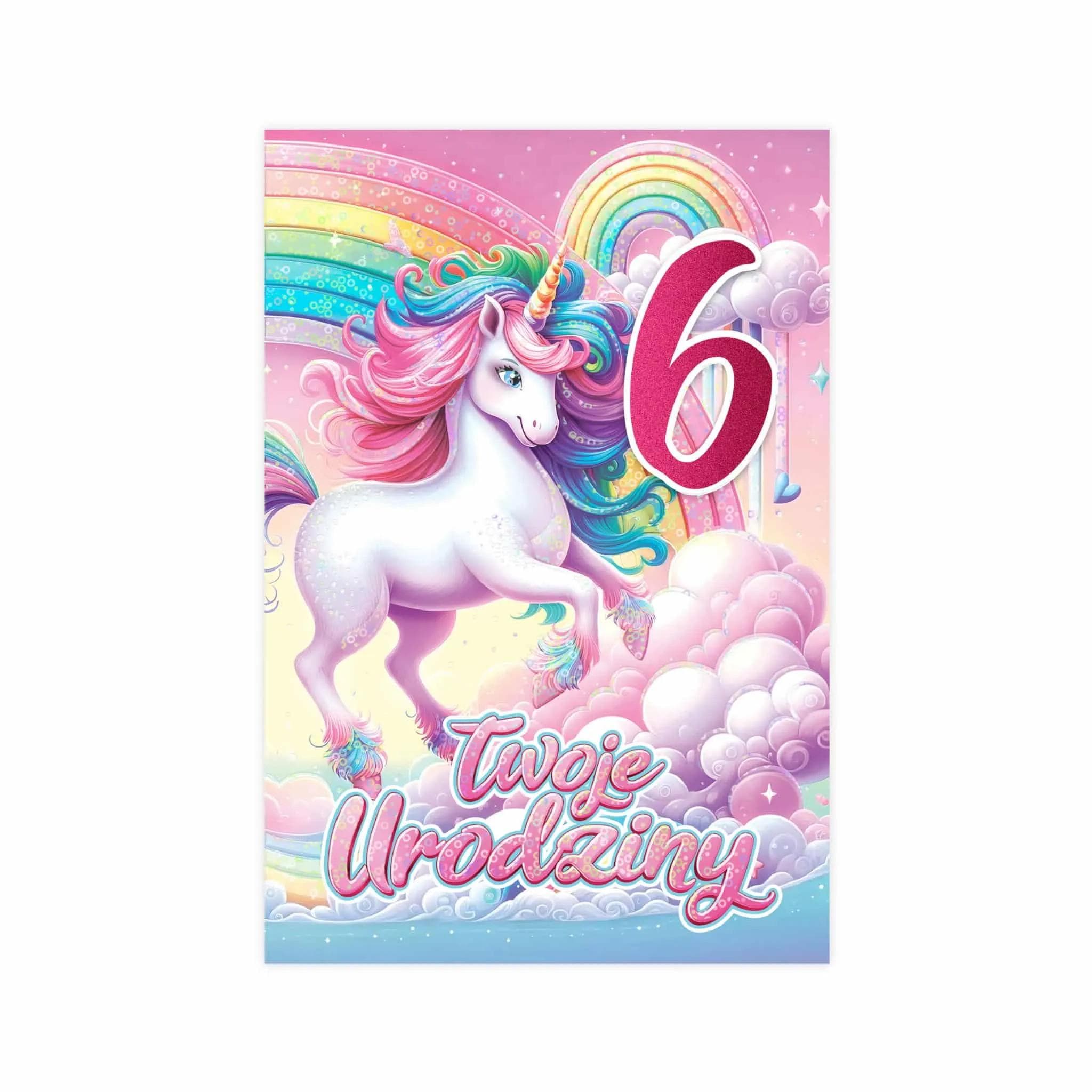 B6 Kartka na 6 Urodziny - 88