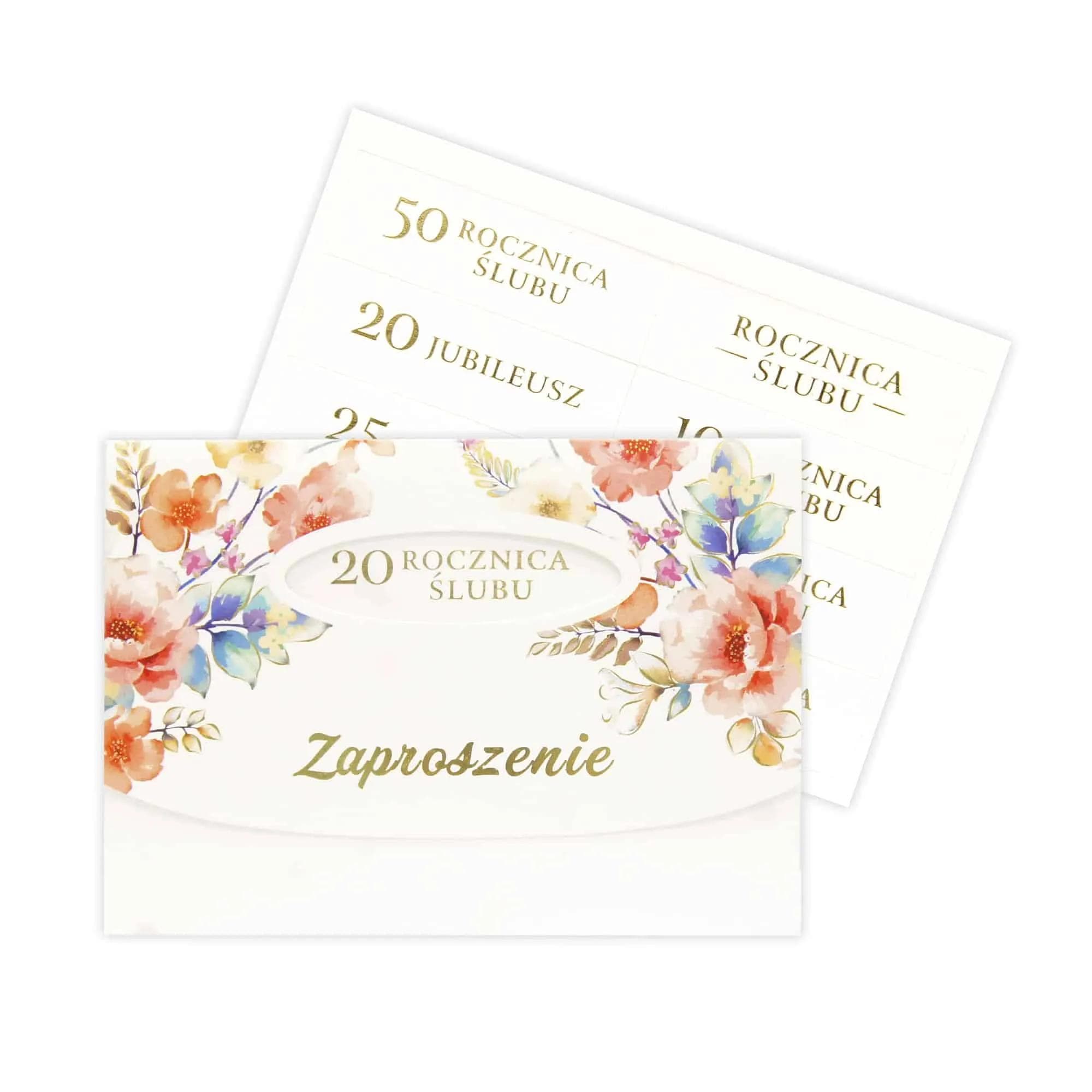 Zaproszenie A6 CW Rocznica Ślubu - 6
