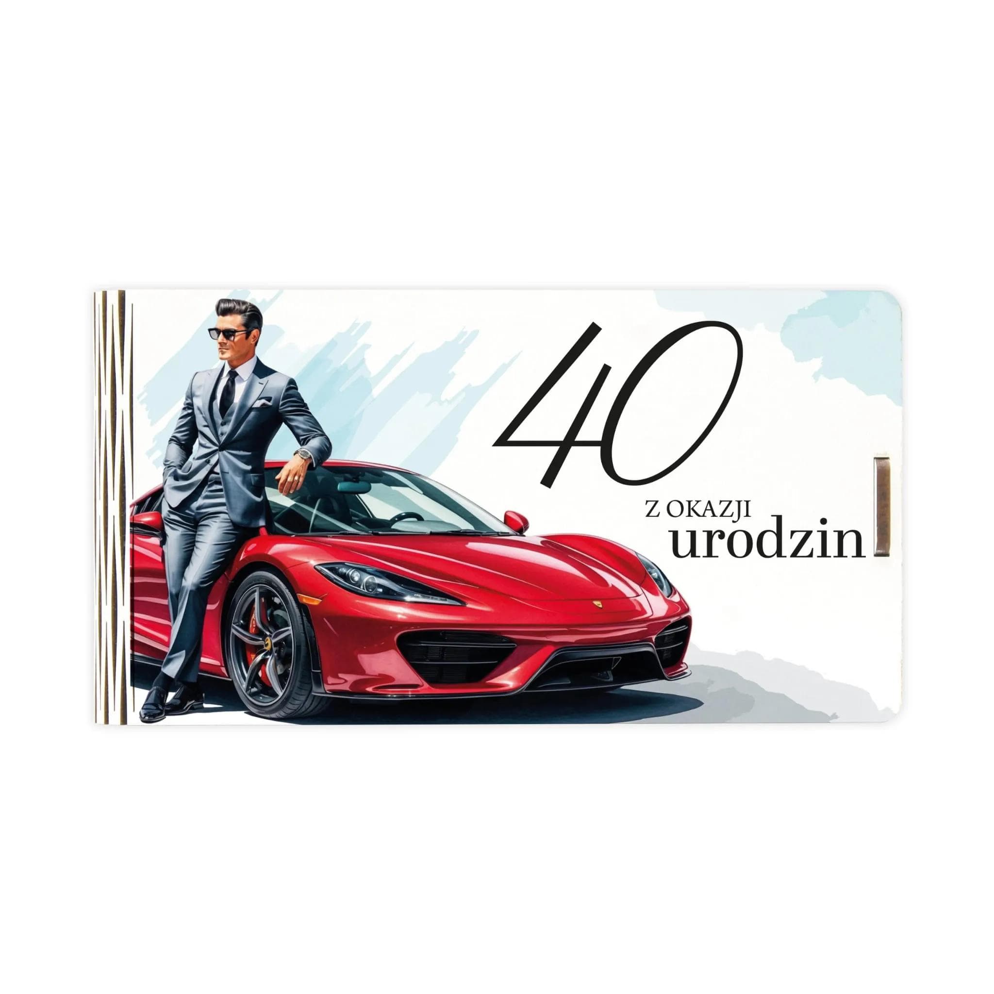 Pudełko mini drewno na 40 Urodziny - 24