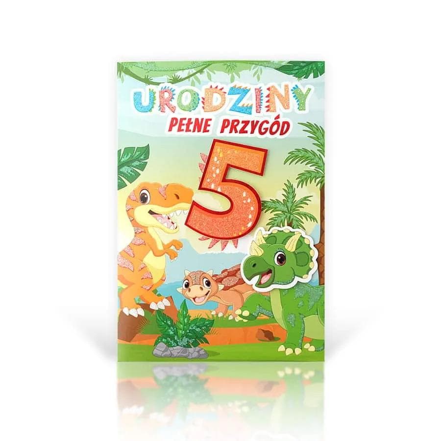 B6 LUX Kartka na 5 Urodziny - 004