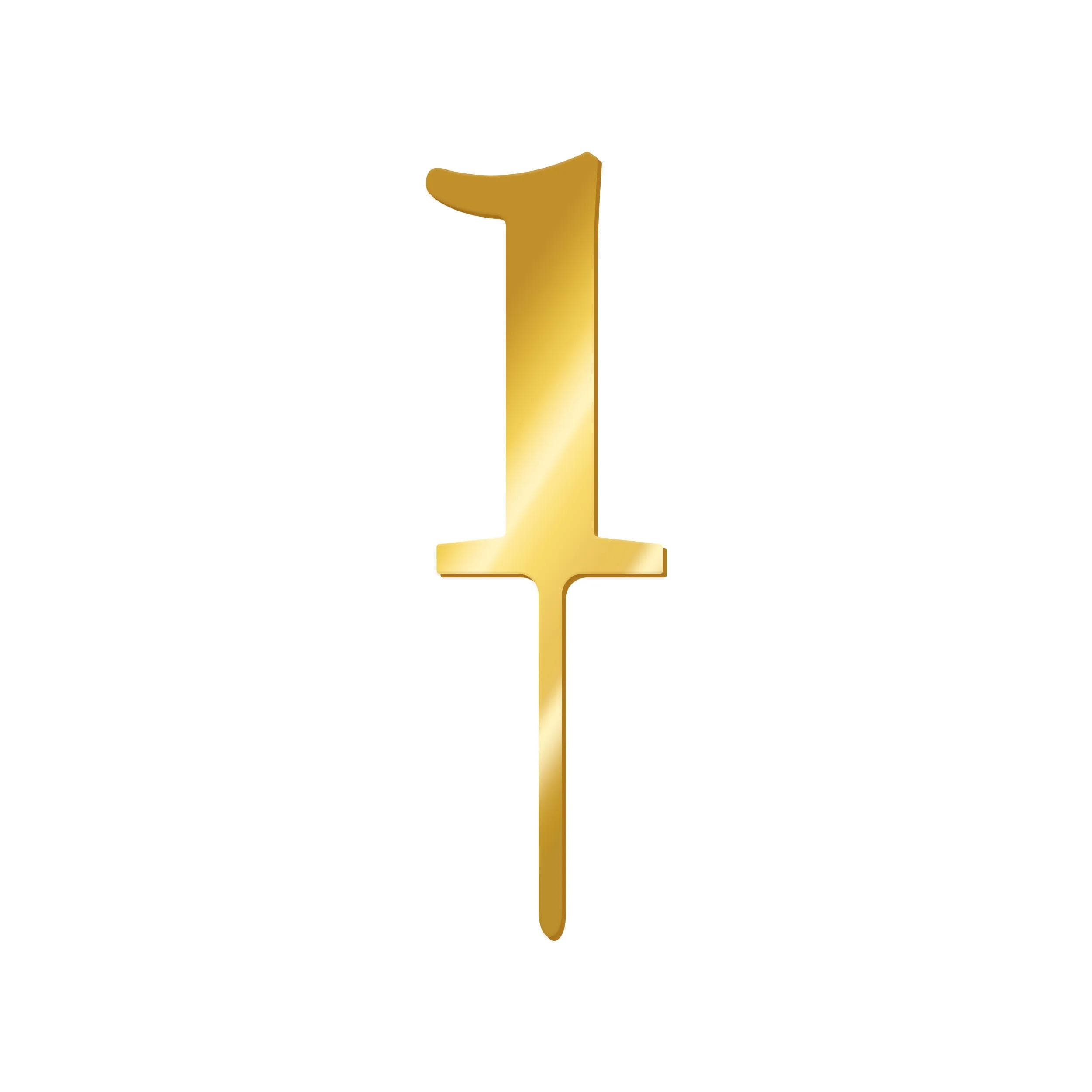 Topper na tort Cyfra 1 - 102