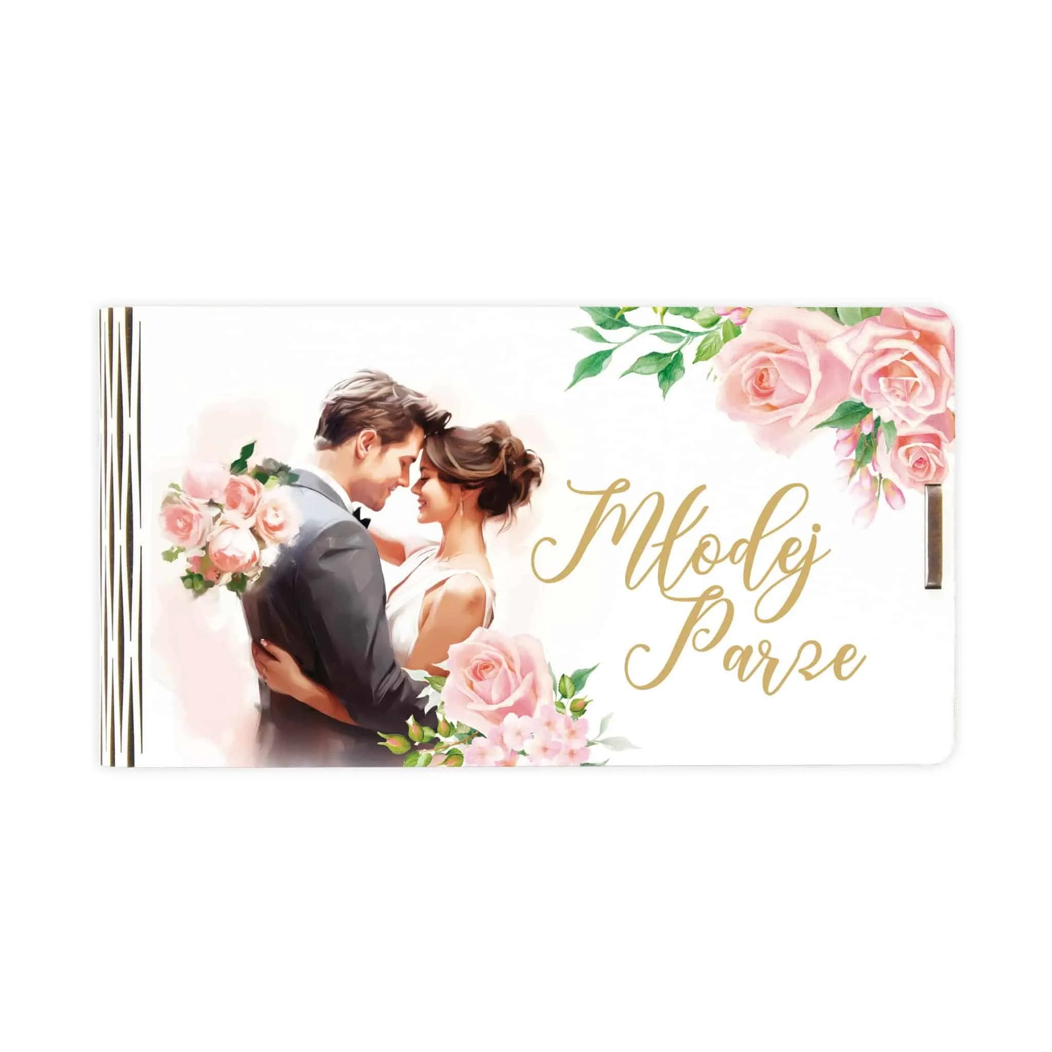 Pudełko mini drewno Ślub - 18