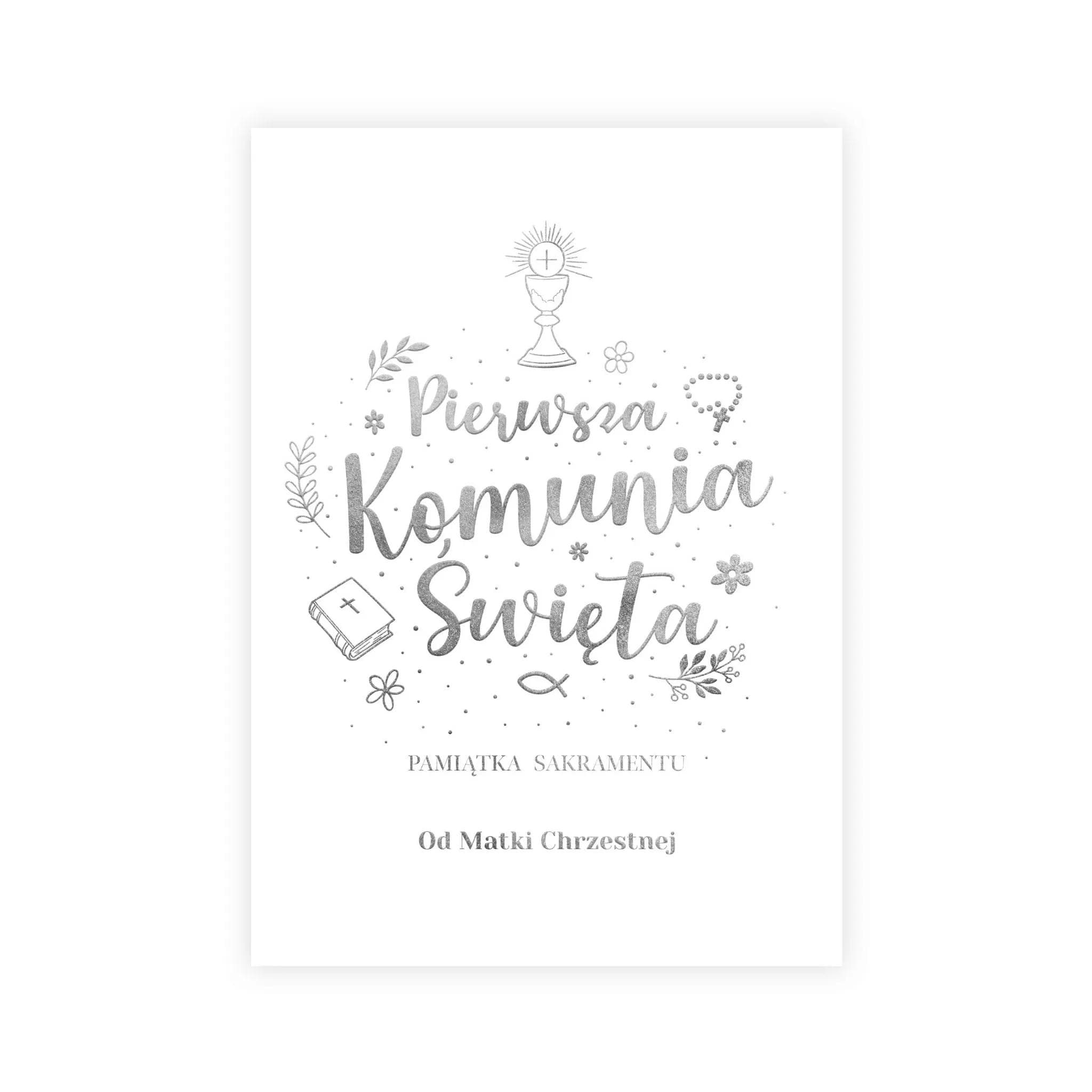 Album A5 książeczka Komunia - 016 Od Matki Chrzestnej