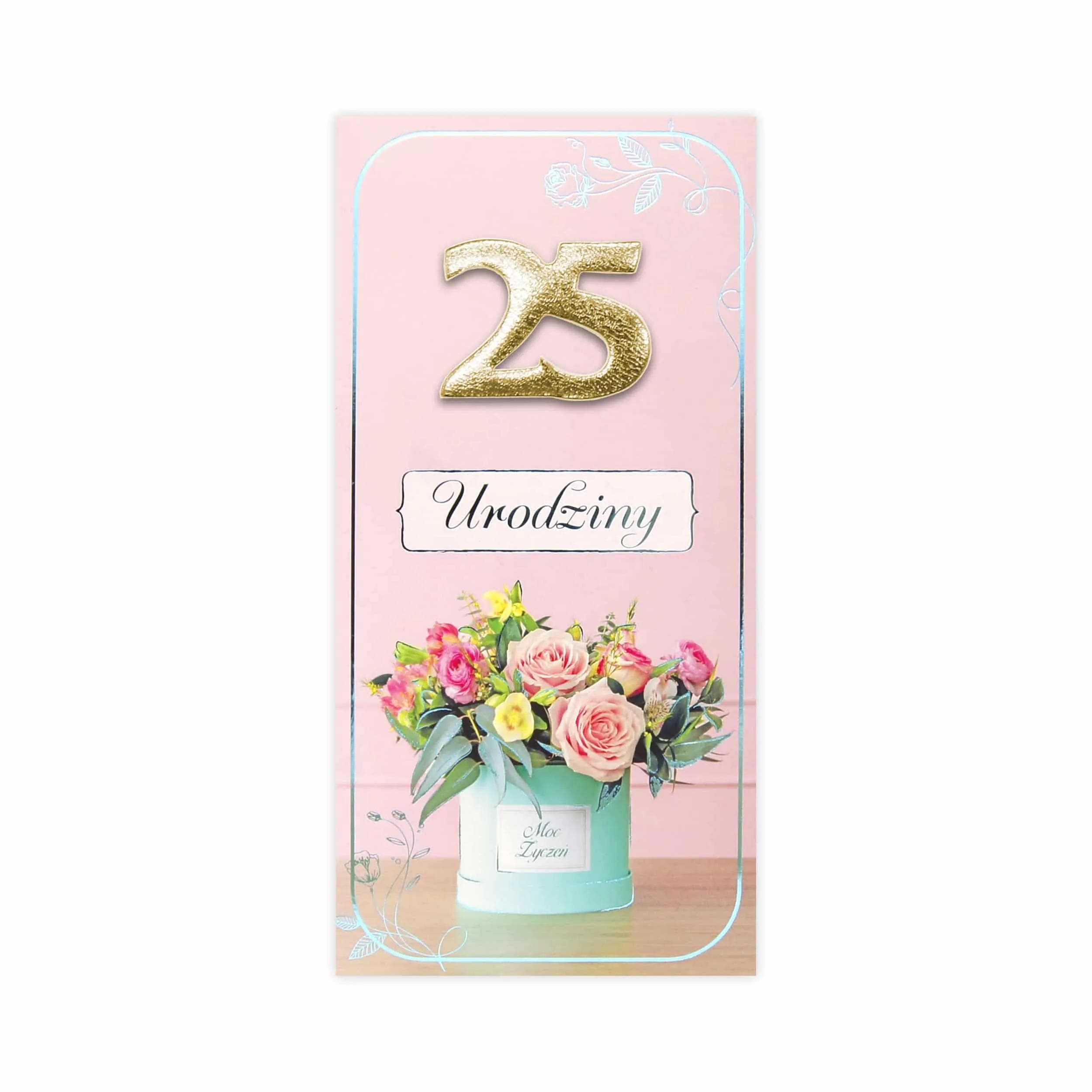 DL Kartka na 25 Urodziny - 29/25